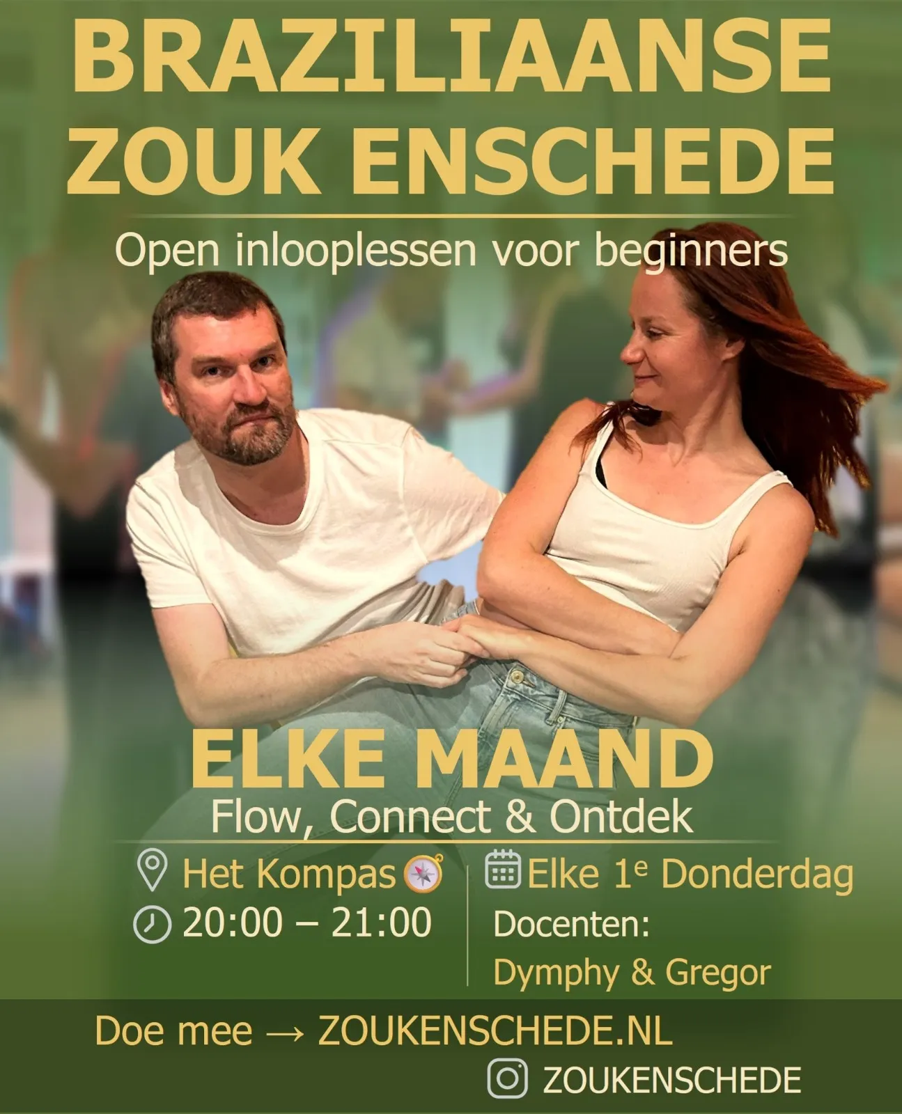 Monthly open class @ Het Kompas 🧭