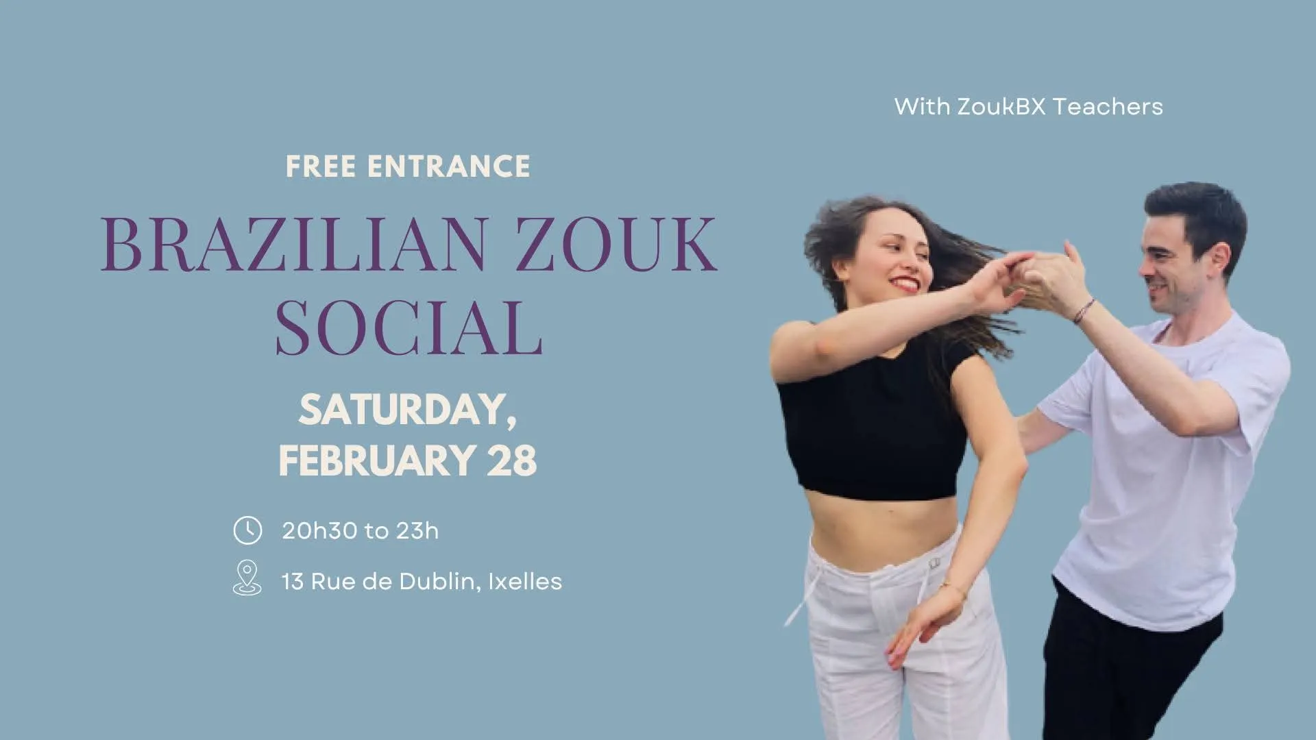 Brazilian Zouk Social @ Salle Dublin