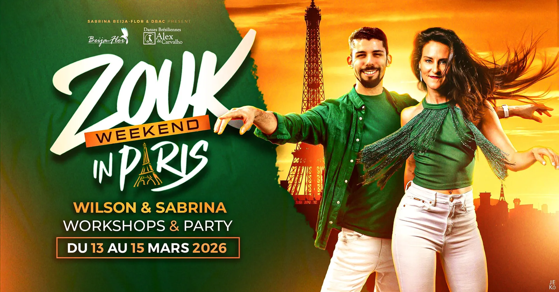 Brazilian zouk weekender with Wilson & Sabrina