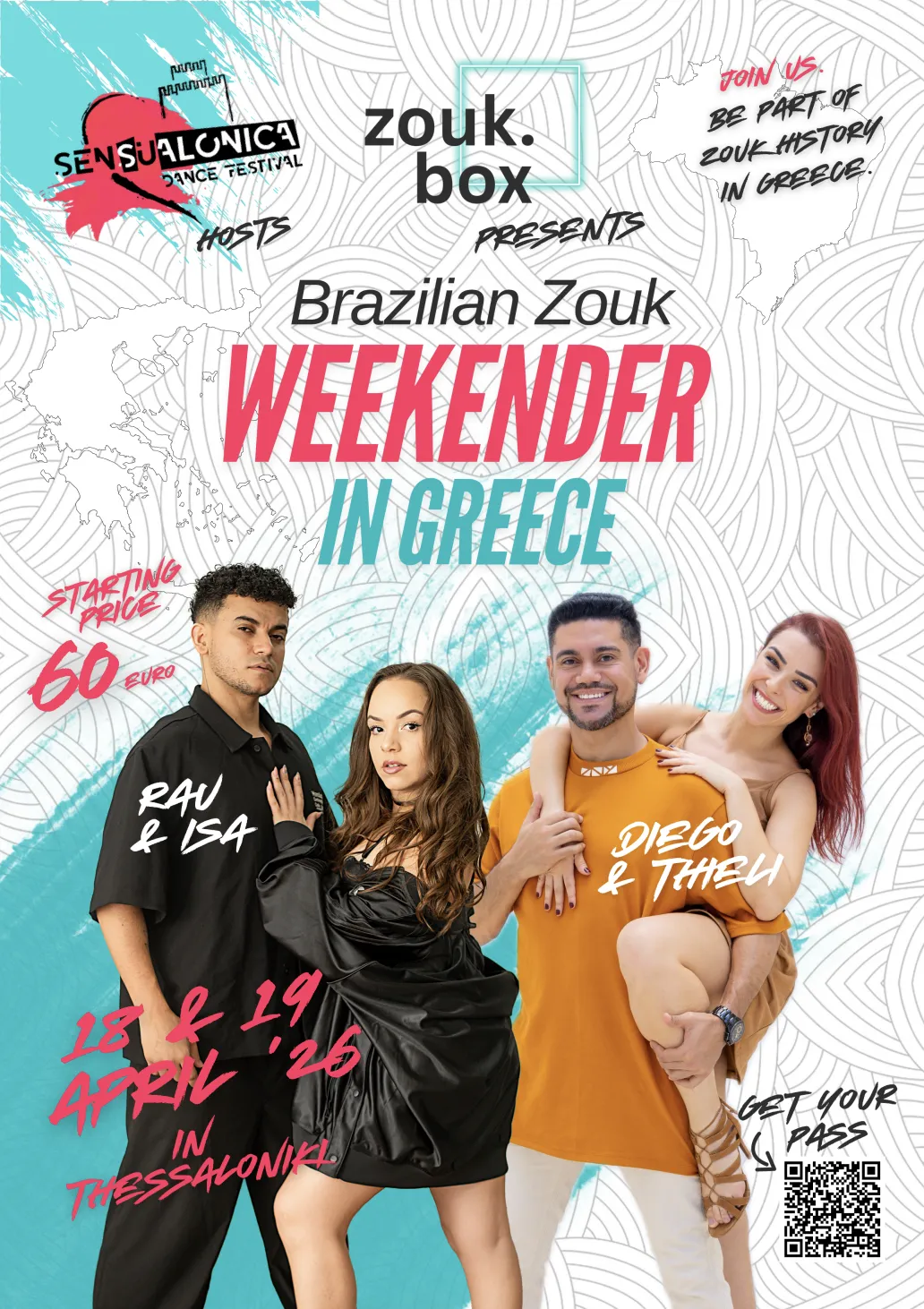 Zouk Weekender with Raú&Isa and Diego&Thieli | by Zoukbox x Sensualonica