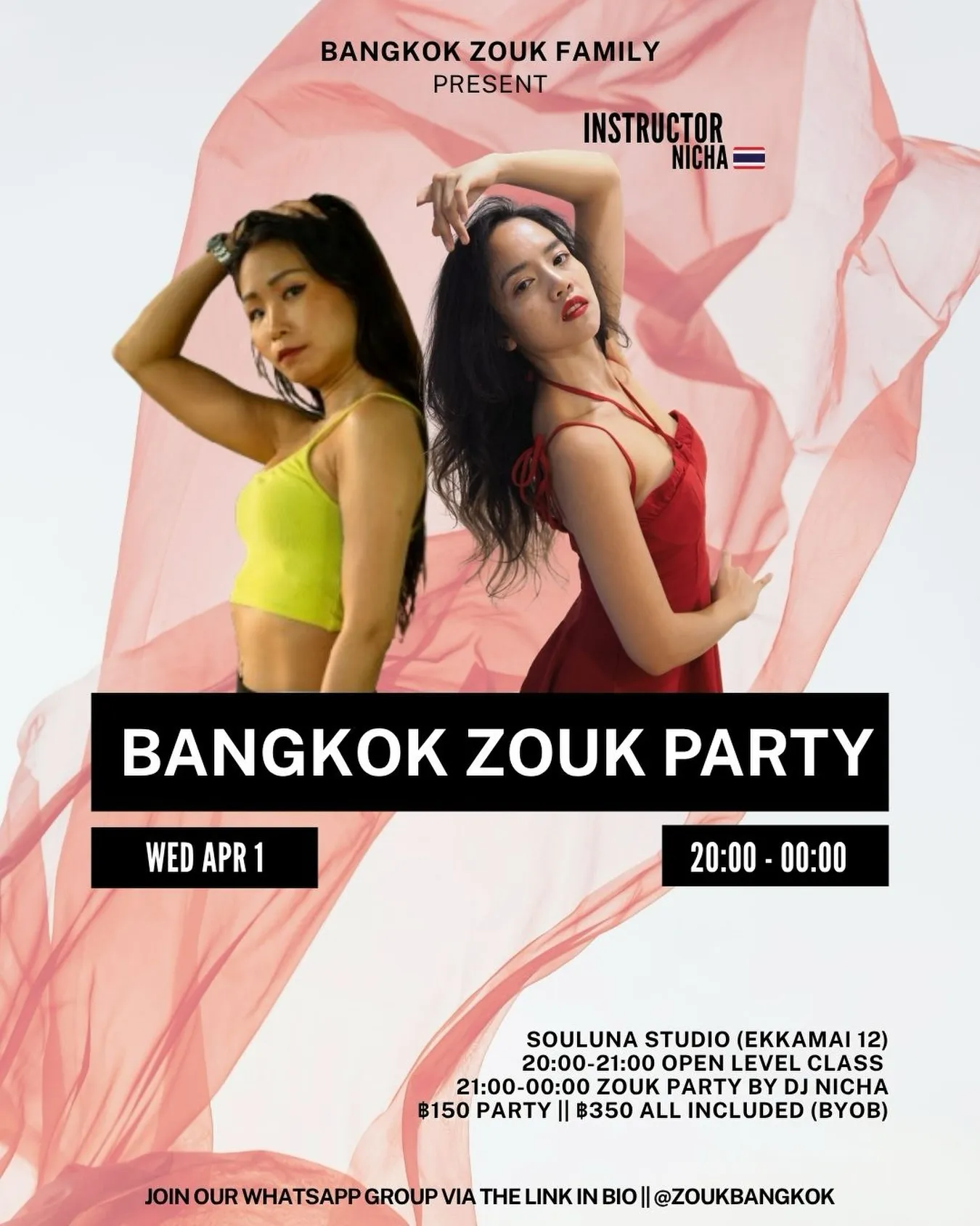 First Wednesday Zouk Social of April