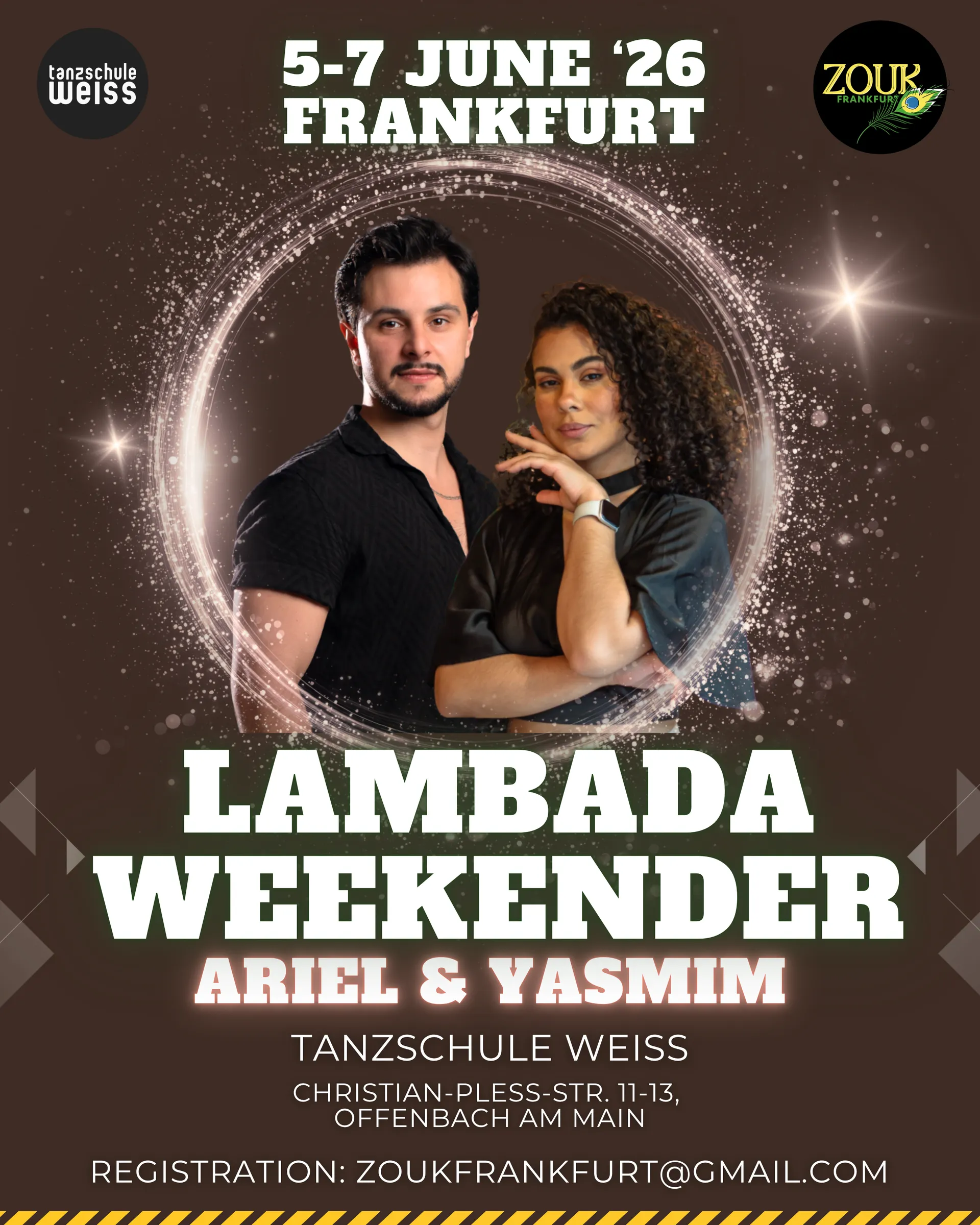 Lambada Intensive with Ariel & Yasmim - Difference between Zouk & Lambada technique