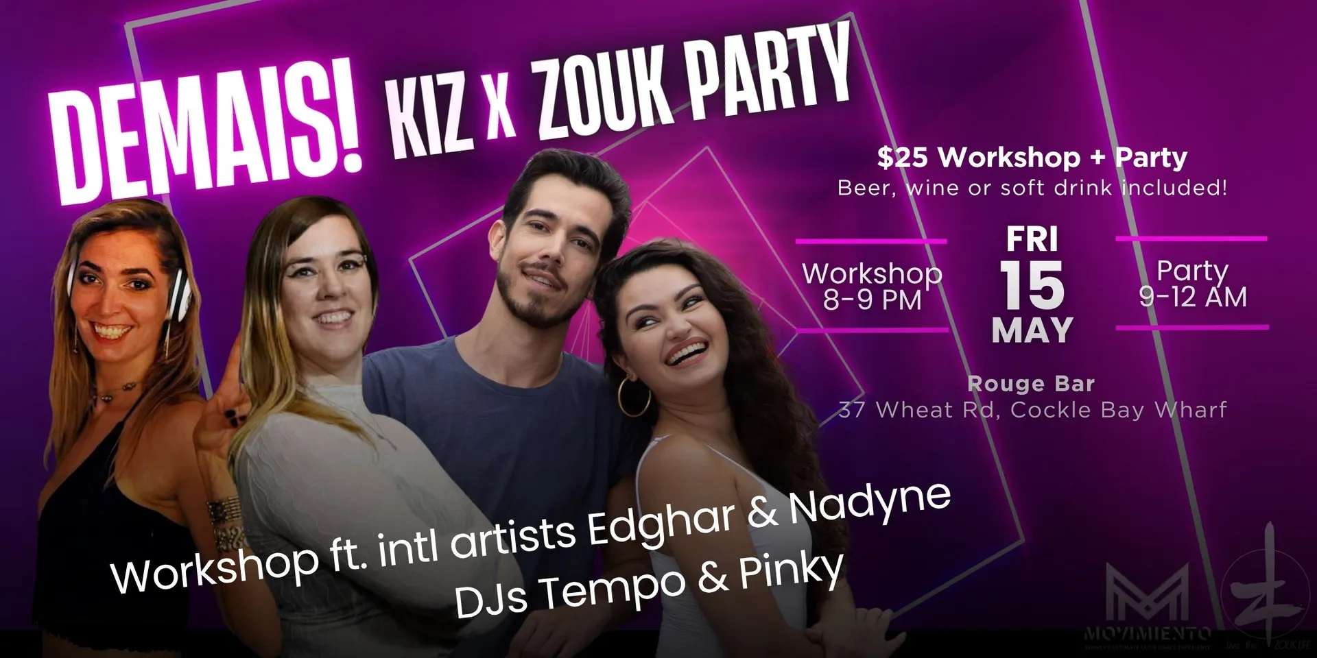DEMAIS! Kiz x Zouk Party