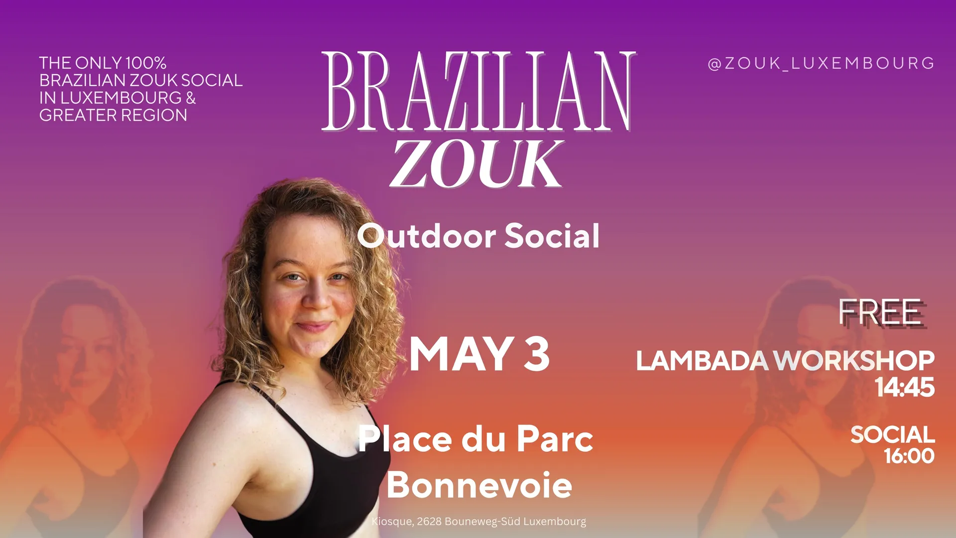 Outdoor Zouk Social + Lambada Workshop