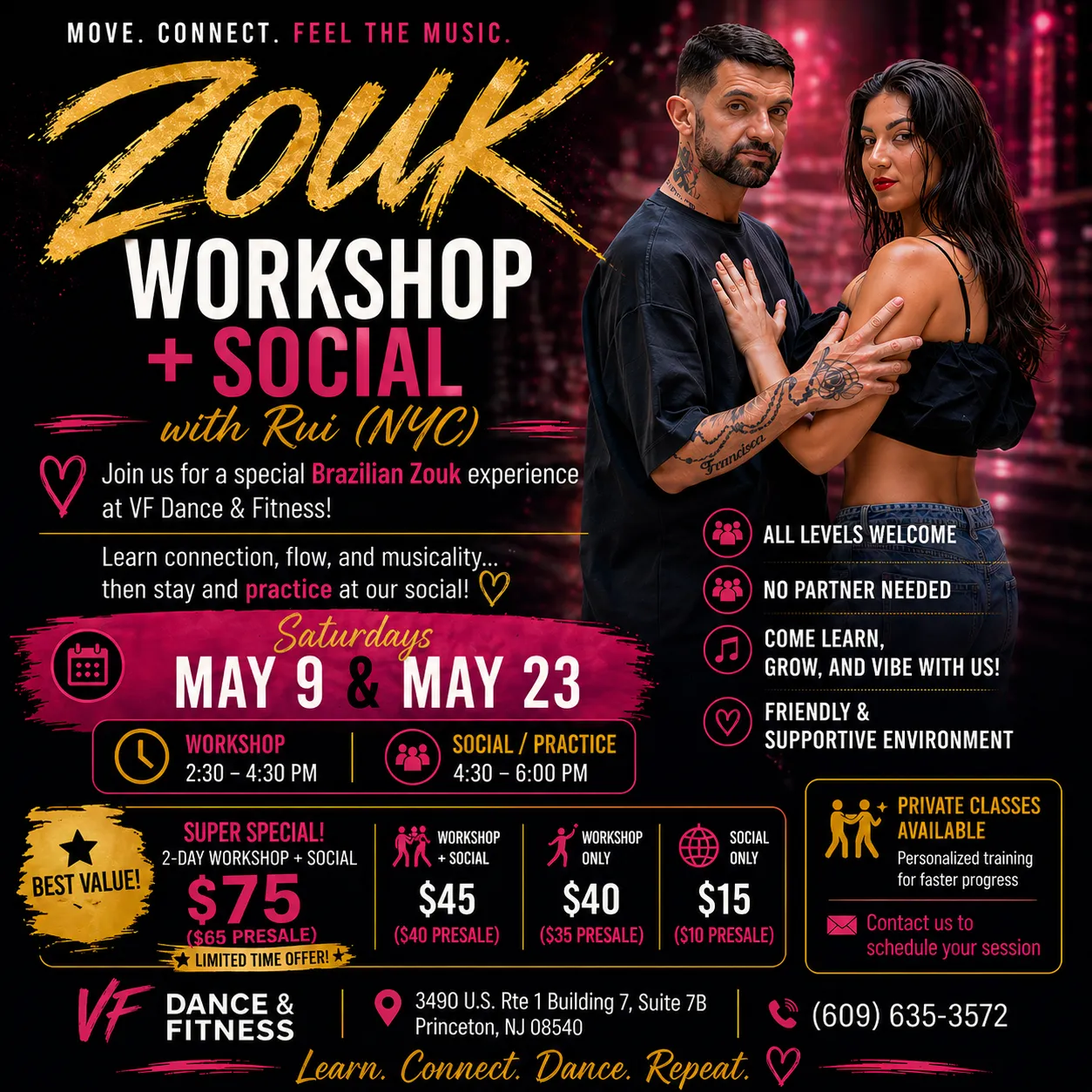 Zouk Workshop+Social with Rui Tavares