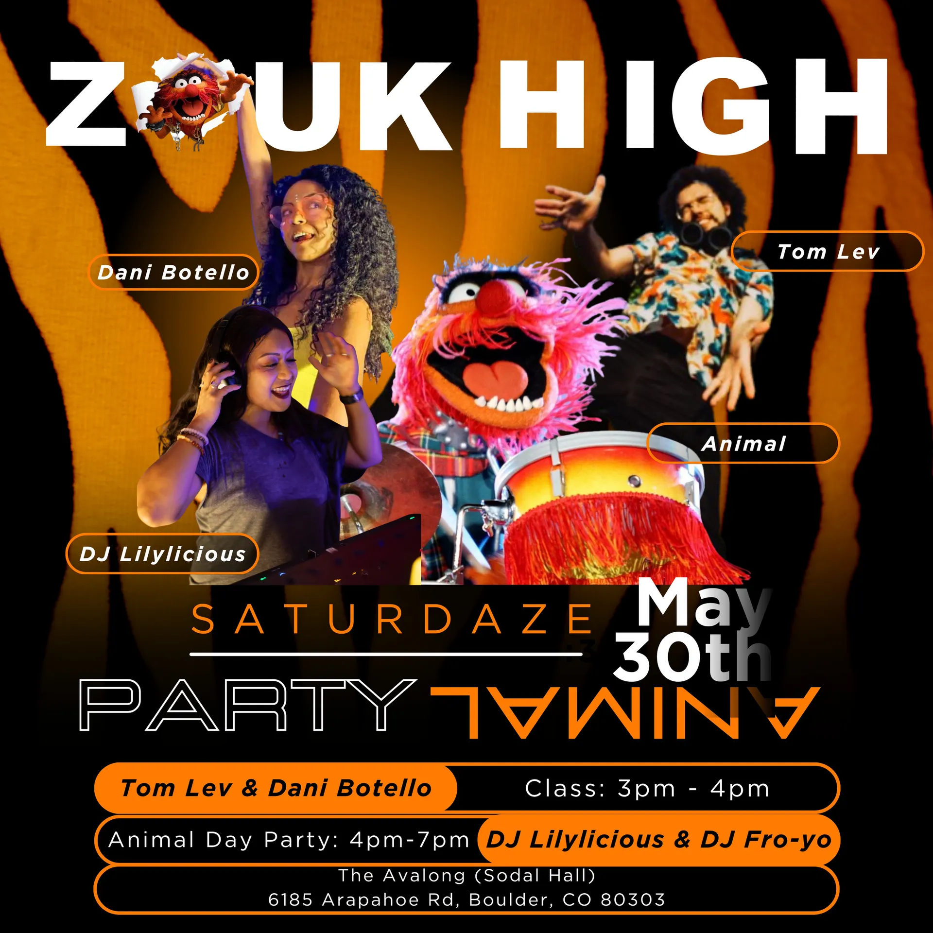 Zouk High Day Social with Tom Lev/DJ FroYo