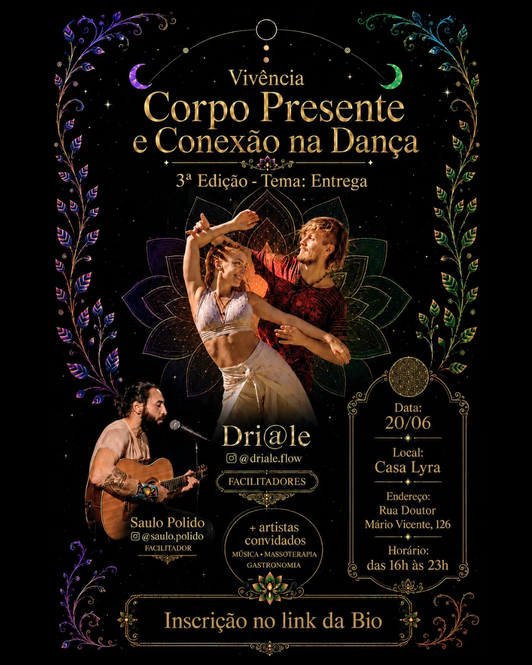 Vivência: Corpo Presente & Conexão na Dança