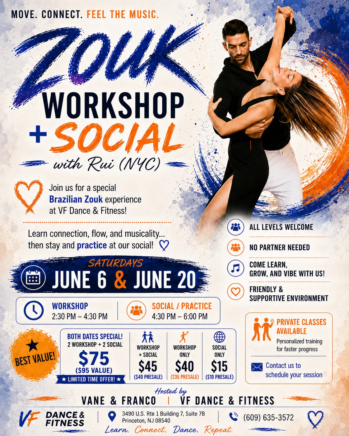 Zouk Workshop + Social with Rui Tavares