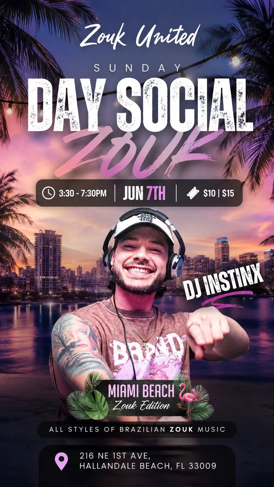 Zouk United - Sunday Day Social ☀️🌴