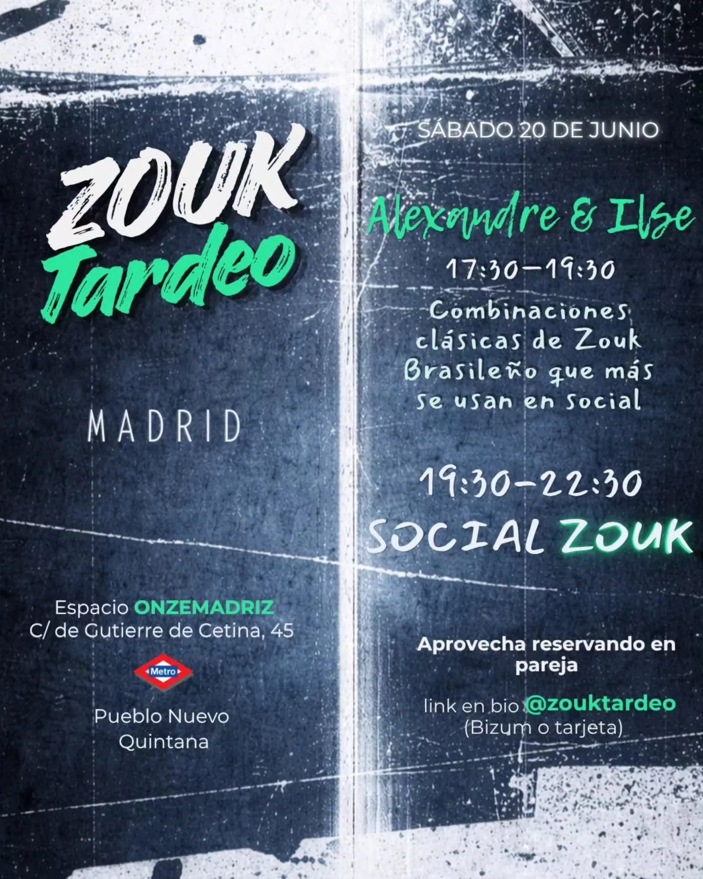Zouk Tardeo Madrid - Última edición de la temporada