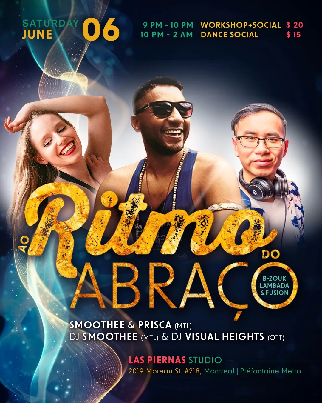 Ao Ritmo do Abraço - All-Levels Workshop and Social