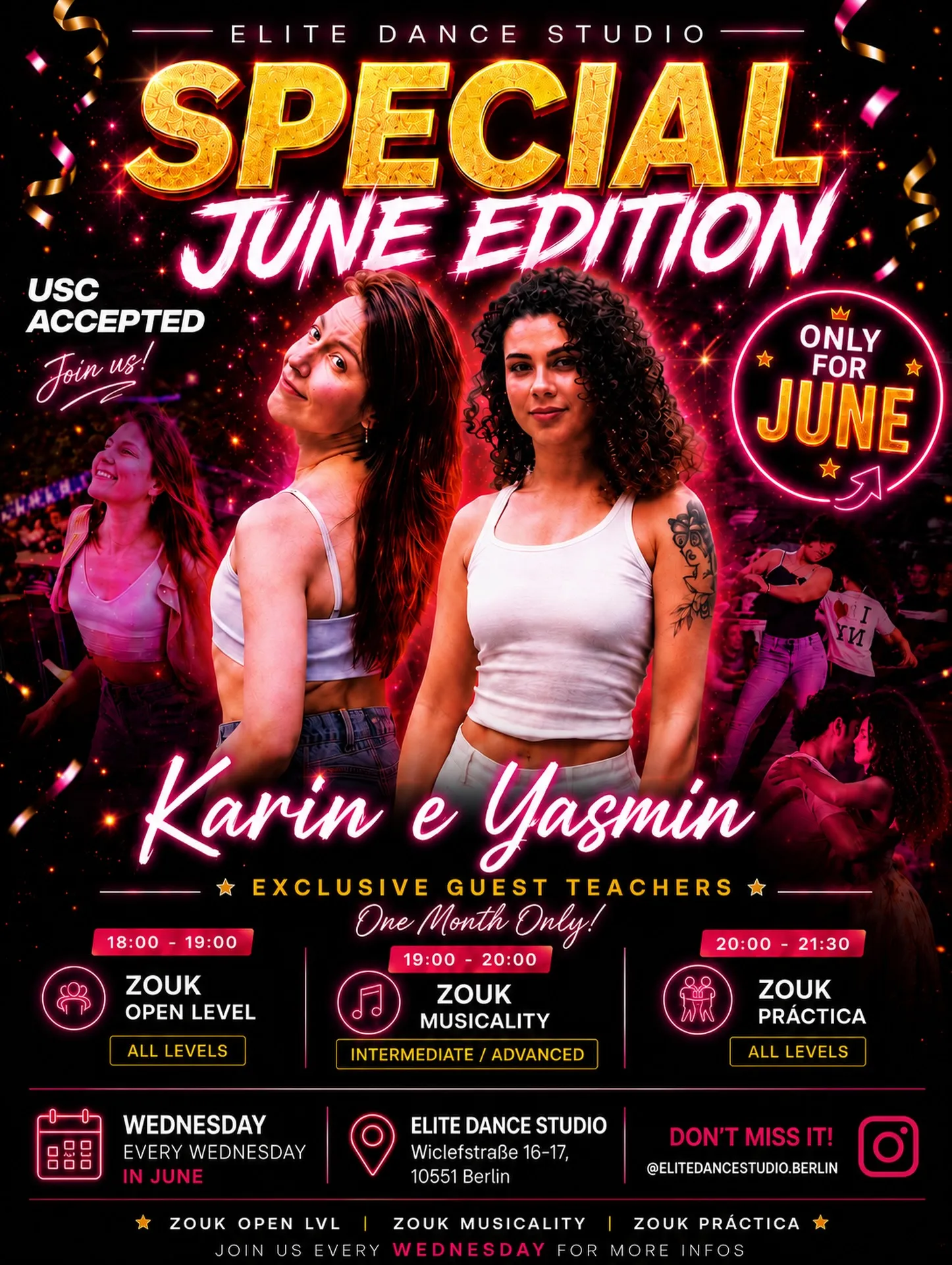 Elite Dance Studio - June Edition - with Karin & Yasmin