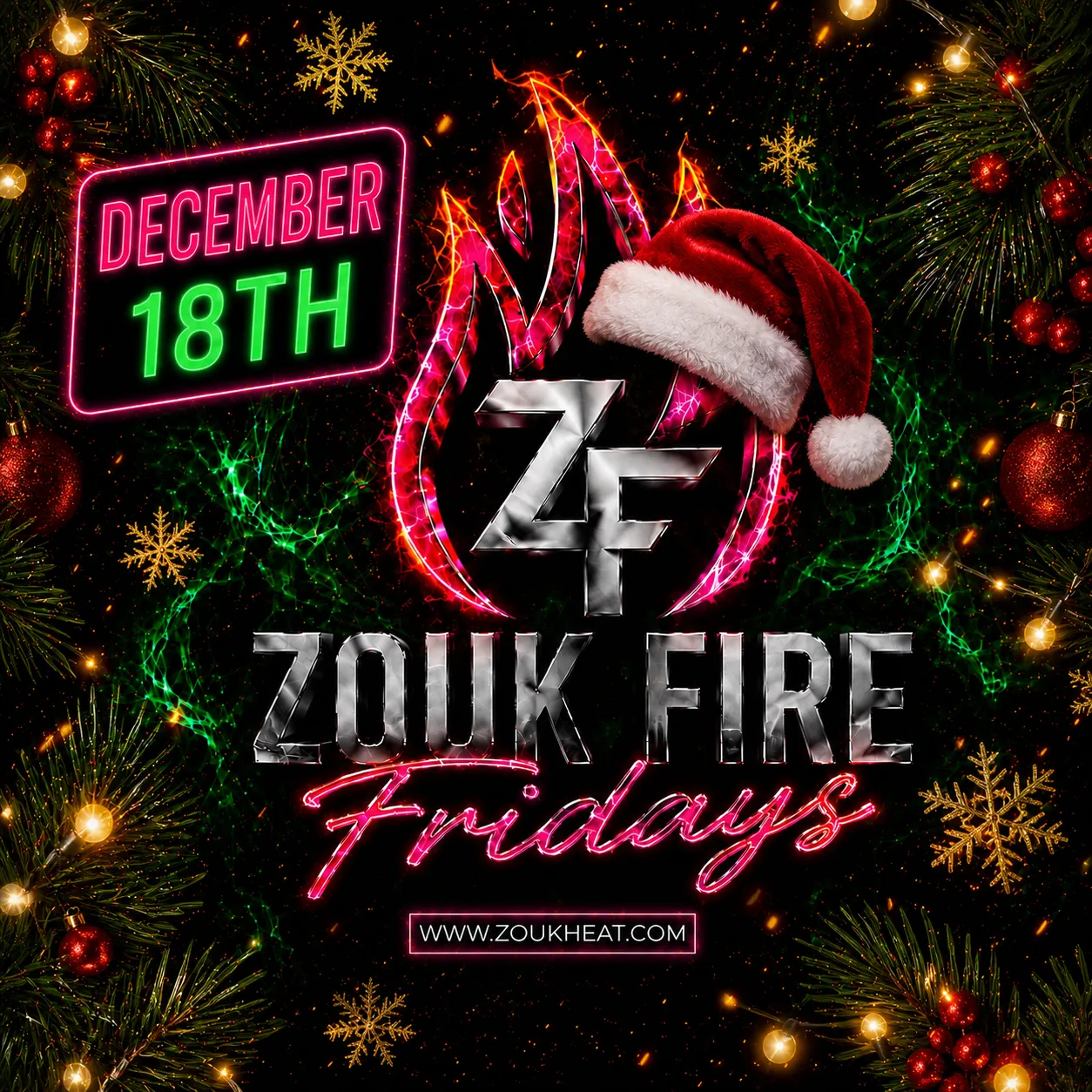 Zouk Fire Fridays | DECEMBER 18th 🔥