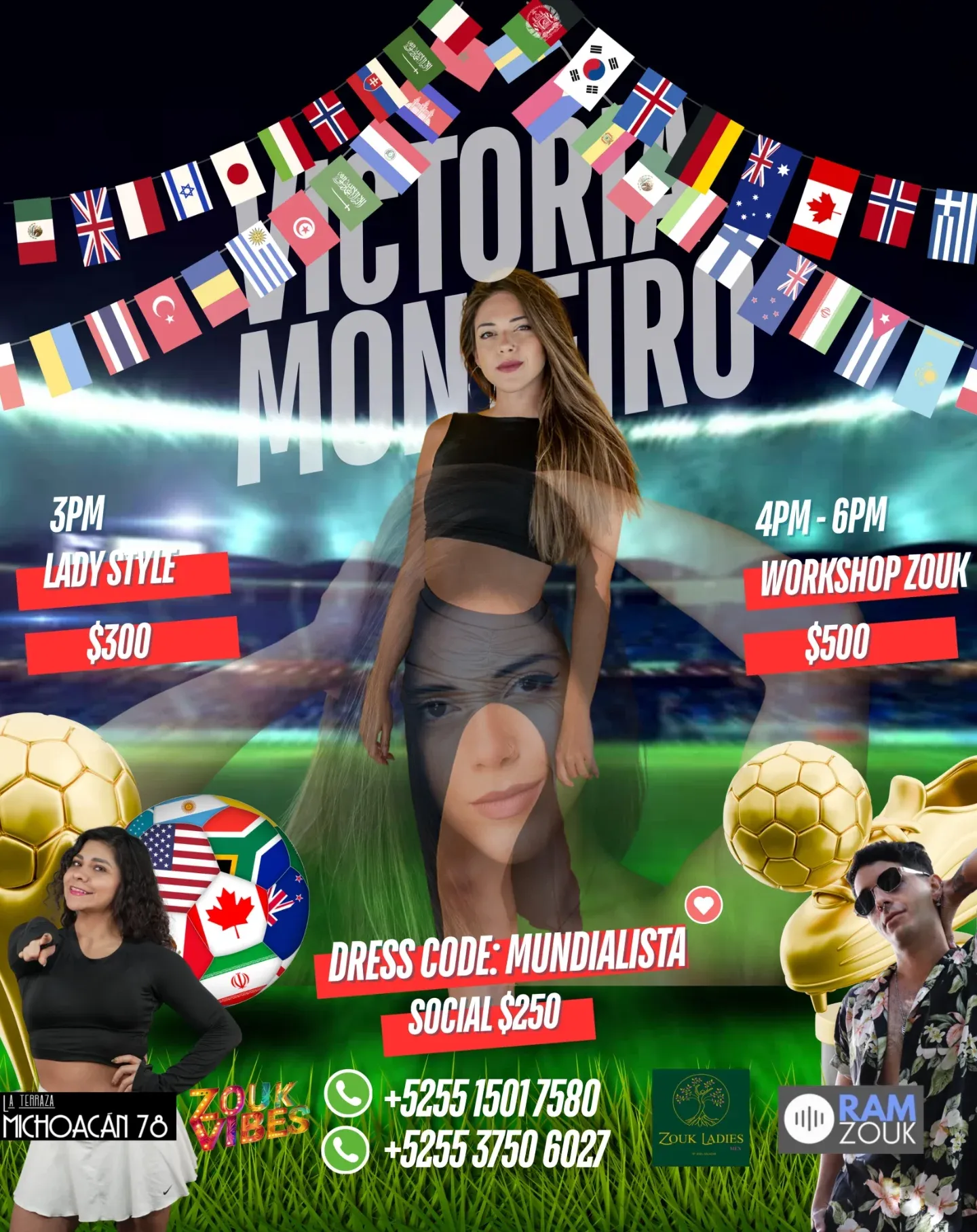 Victoria Monteiro Zouk Training & Social