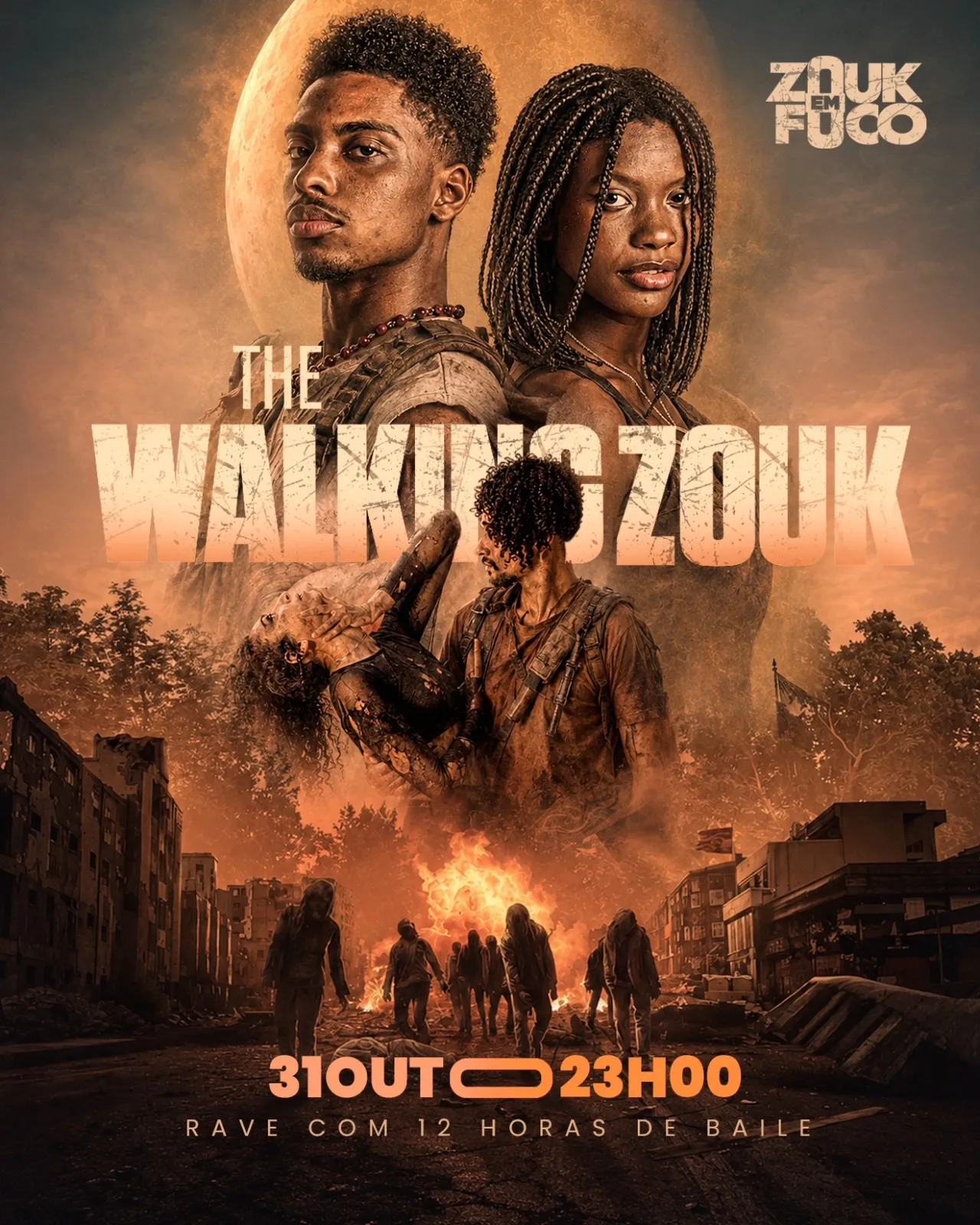 The Walking Zouk - ZIF Halloween - 12 HORAS DE BAILE
