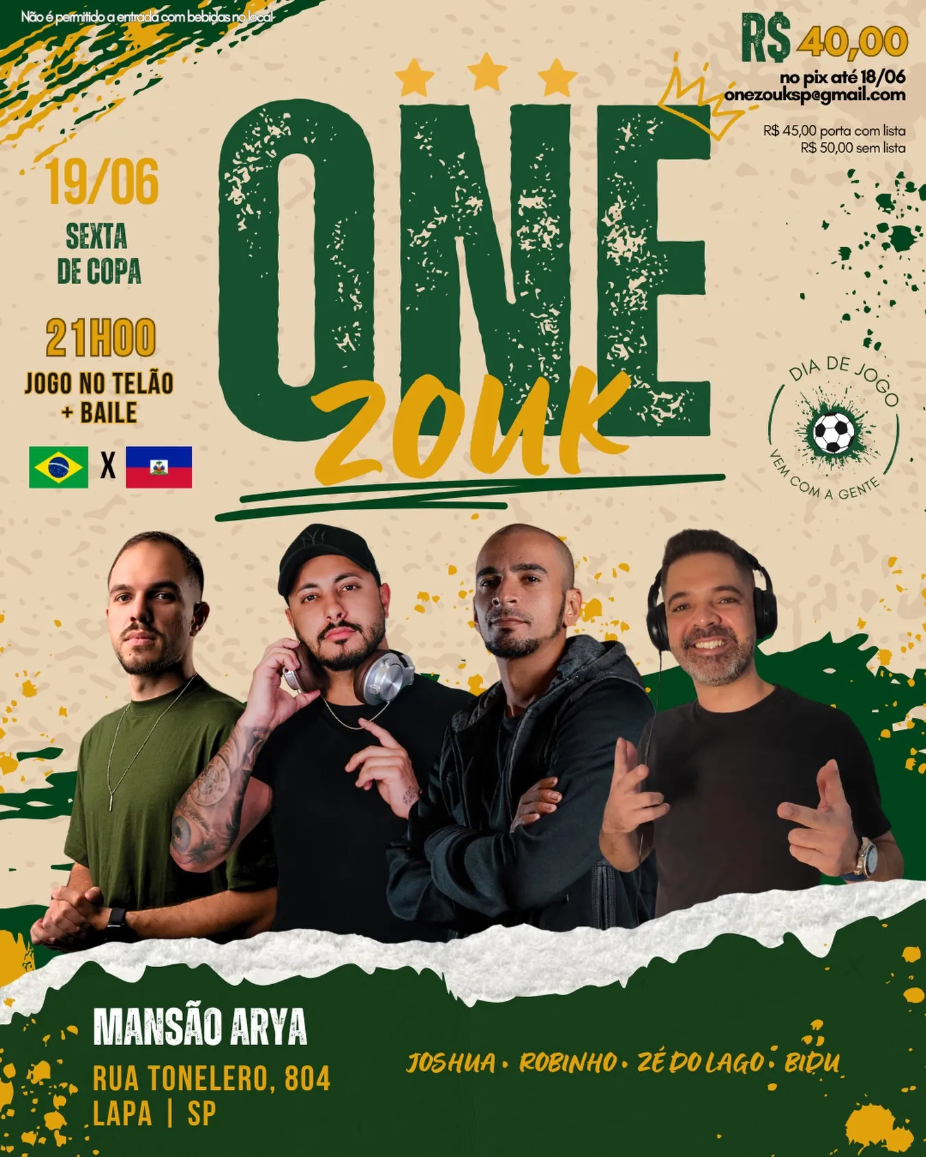 ONE ZOUK - COPA DO MUNDO