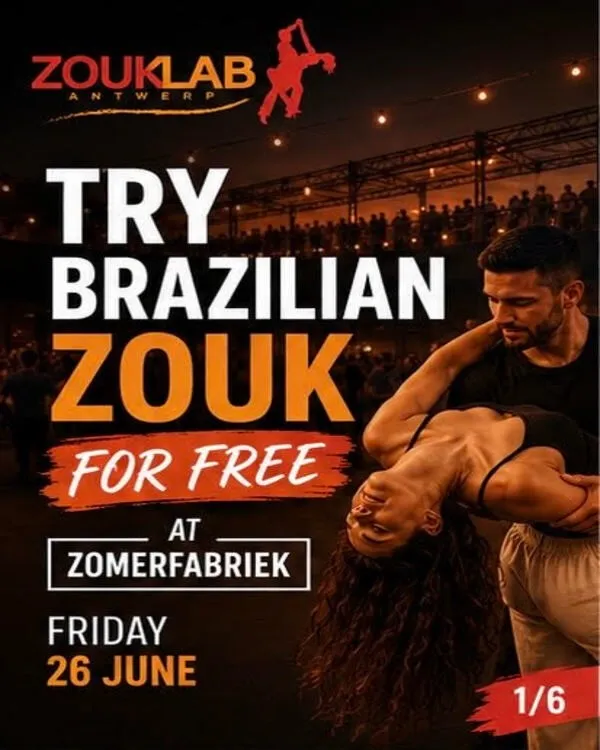 FREE ZOUK IMMERSION @ ZOMERFABRIEK