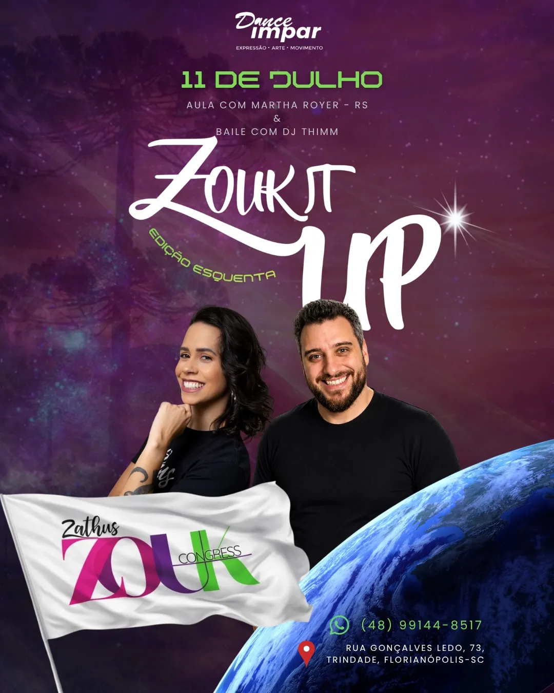 Zouk It Up – Edição Esquenta para Zathus Zouk Congress - POA