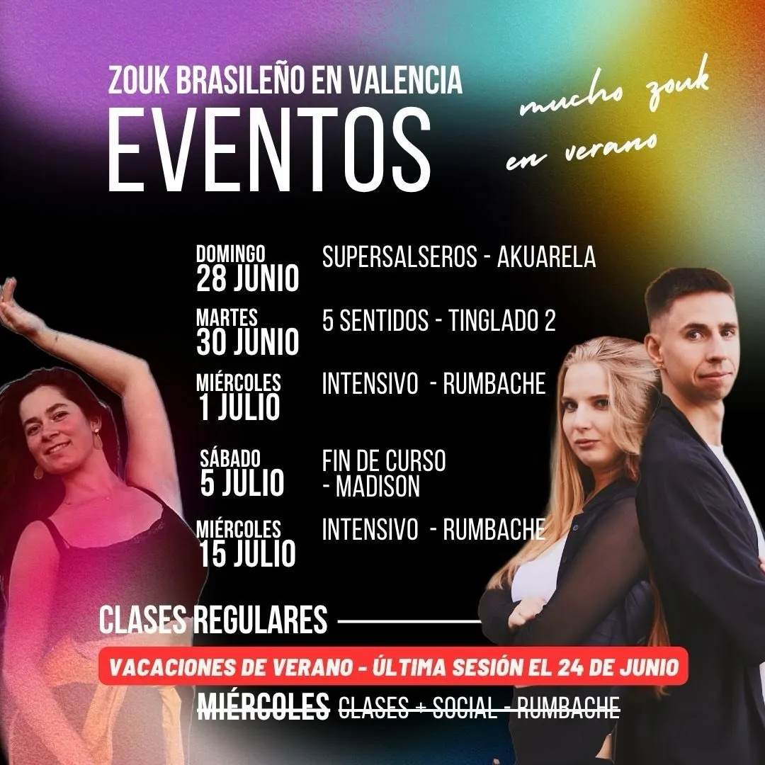 Taller de zouk con Vlad y Anya