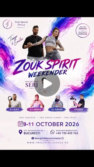 ZOUK SPIRIT WEEKENDER by Free Spirit Dance