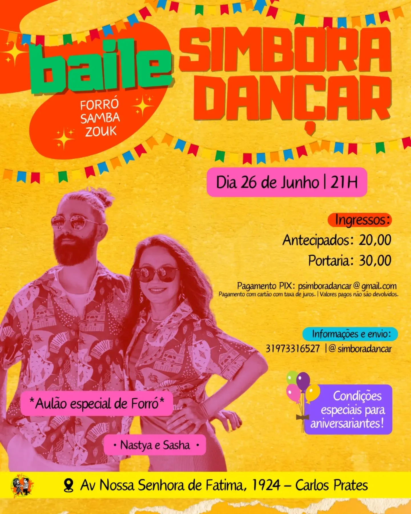 Baile Simbora Dançar