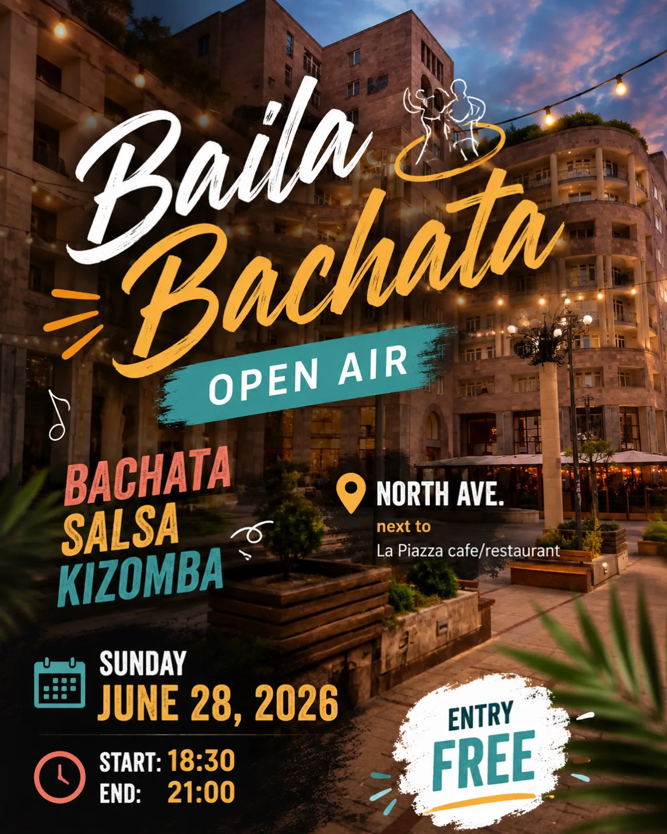 BAILA BACHATA OPEN AIR