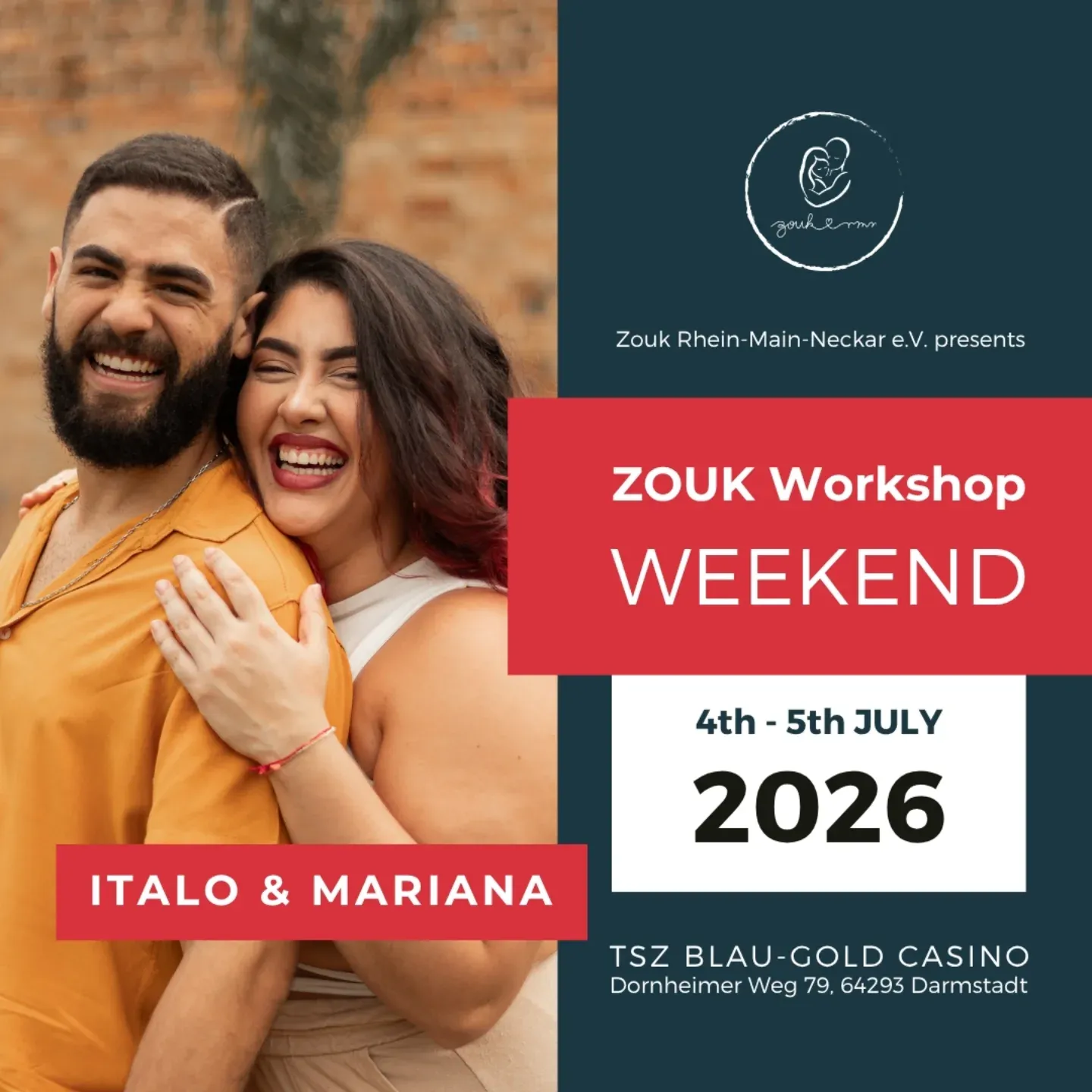 Zouk Workshop Weekend - with Italo & Mariana