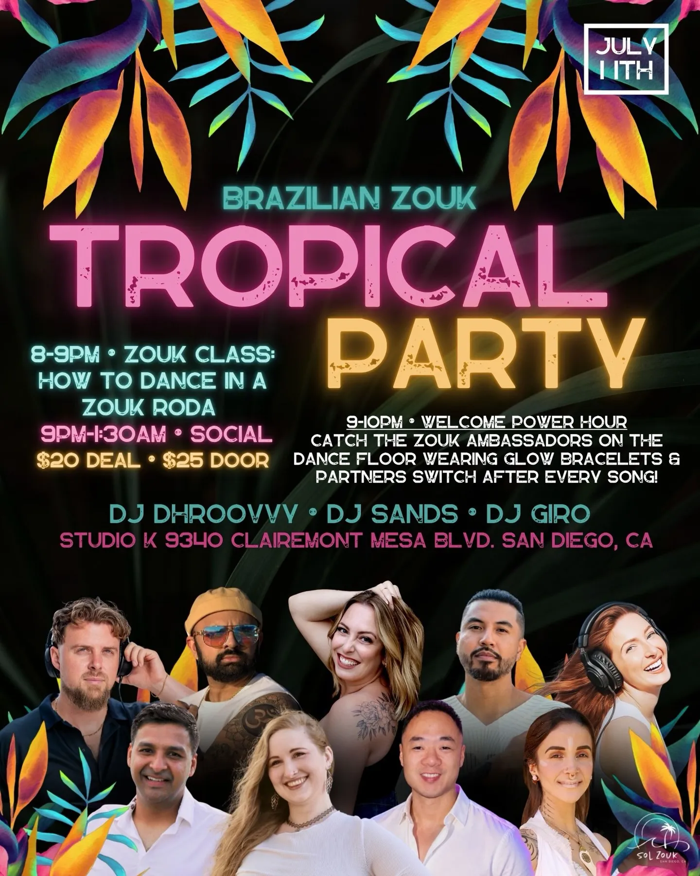 Brazilian Zouk Tropical Party