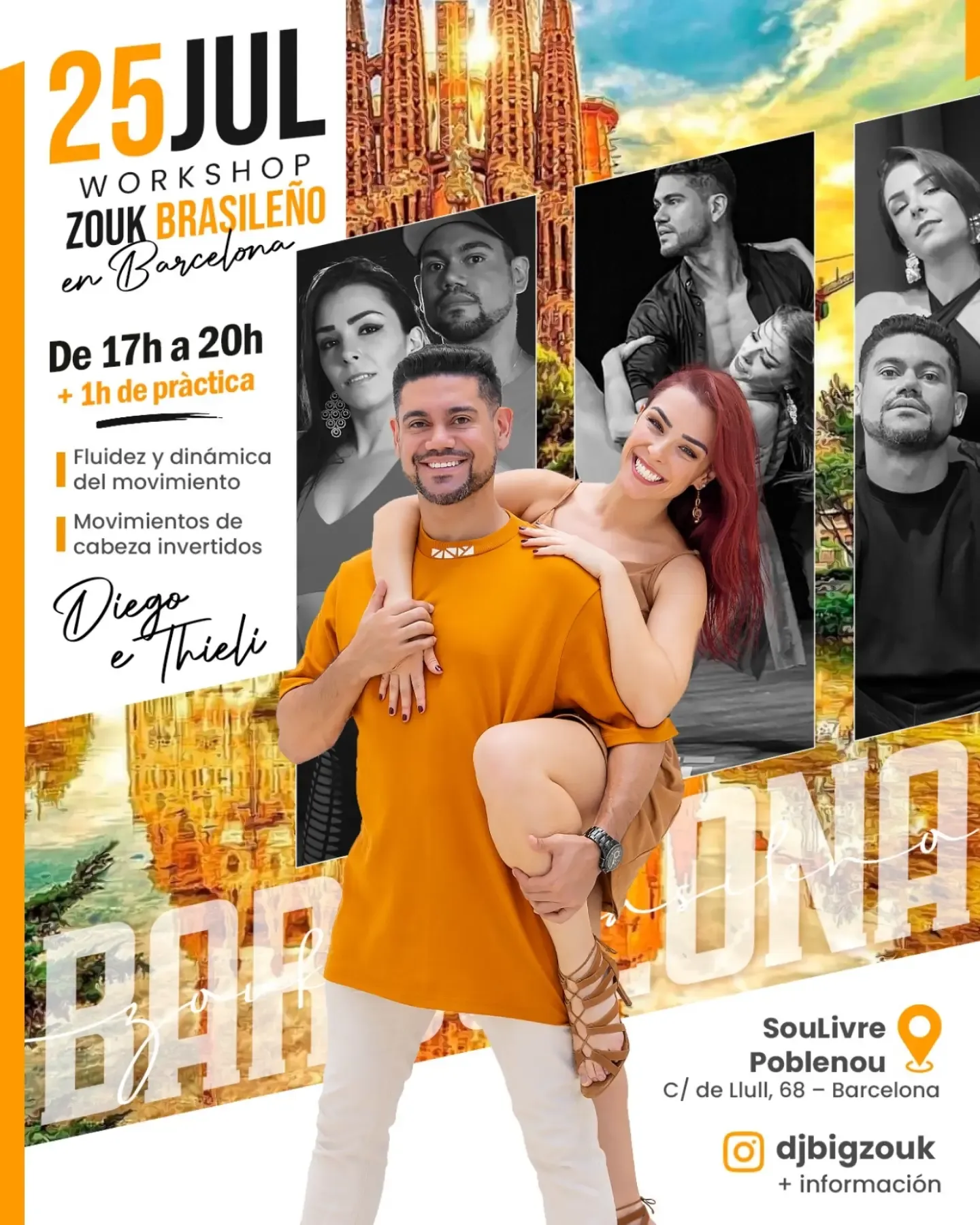 ZOUK en BARCELONA – Edición especial con Diego & Thieli