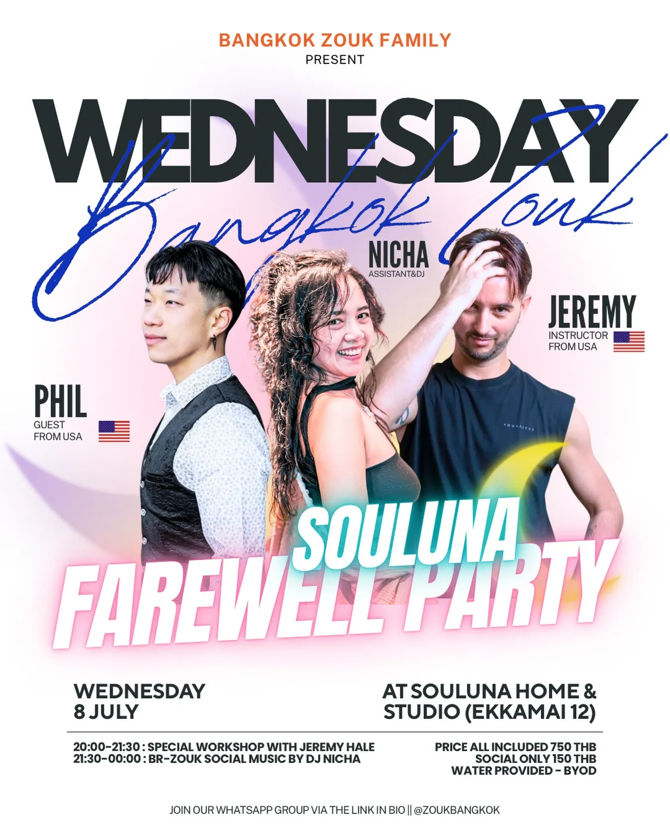 Souluna Home & Studio Farewell - Brazilian Zouk Social with Jeremy Hale