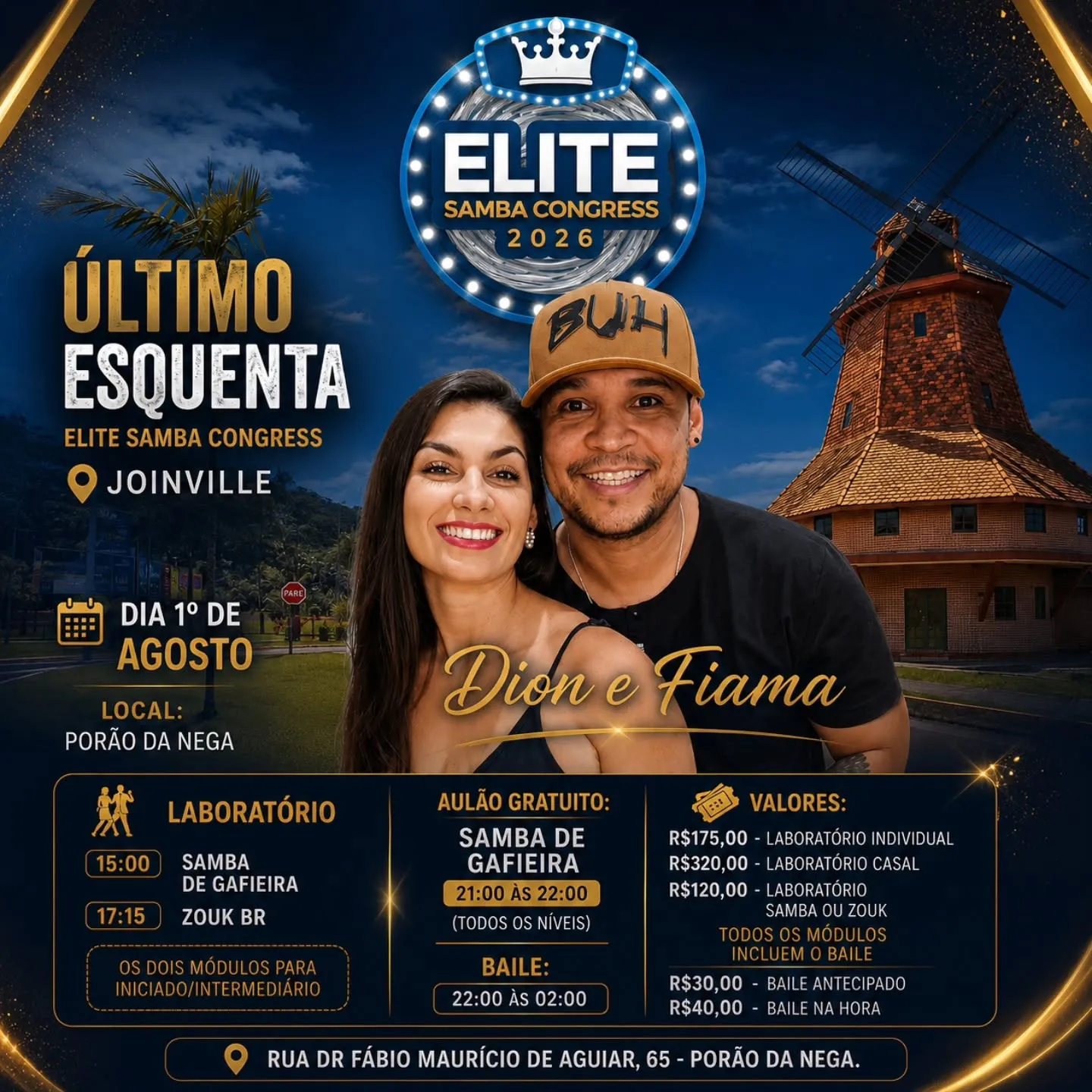 ÚLTIMO ESQUENTA DO ELITE SAMBA CONGRESS 2026