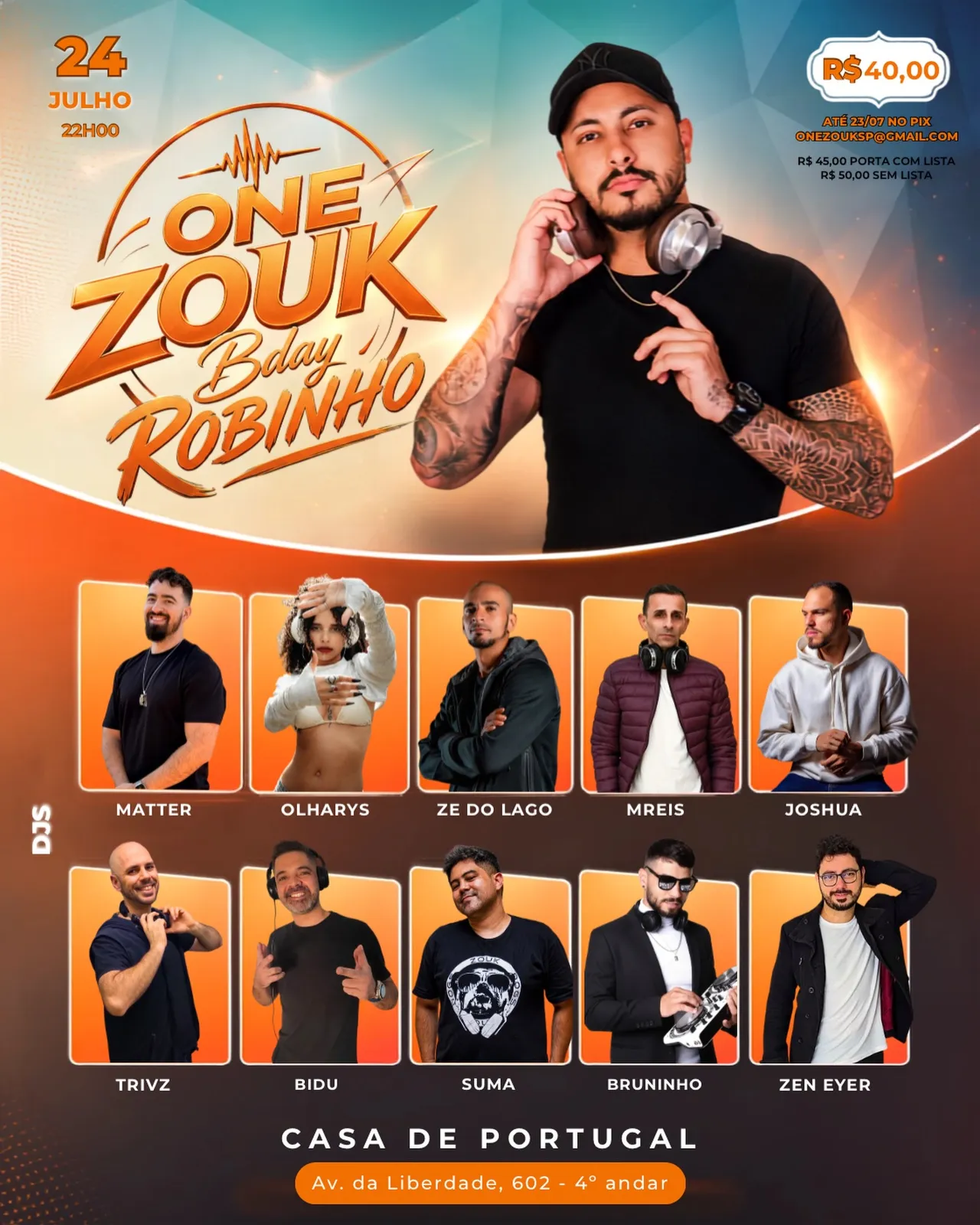 ONE ZOUK Bday ROBINHO