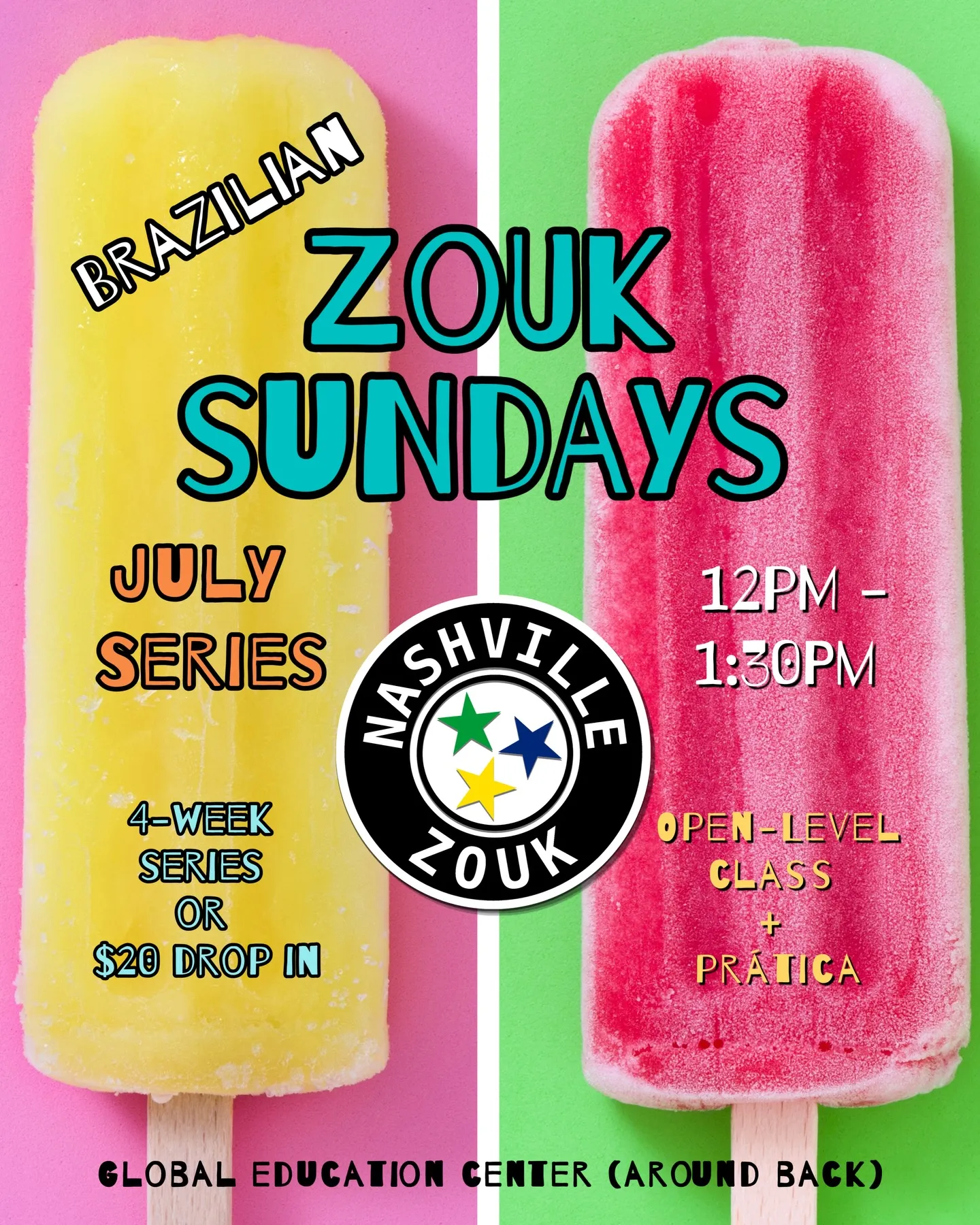 July Brazilian Zouk Sundays with Justin & Shelby - Week 2
