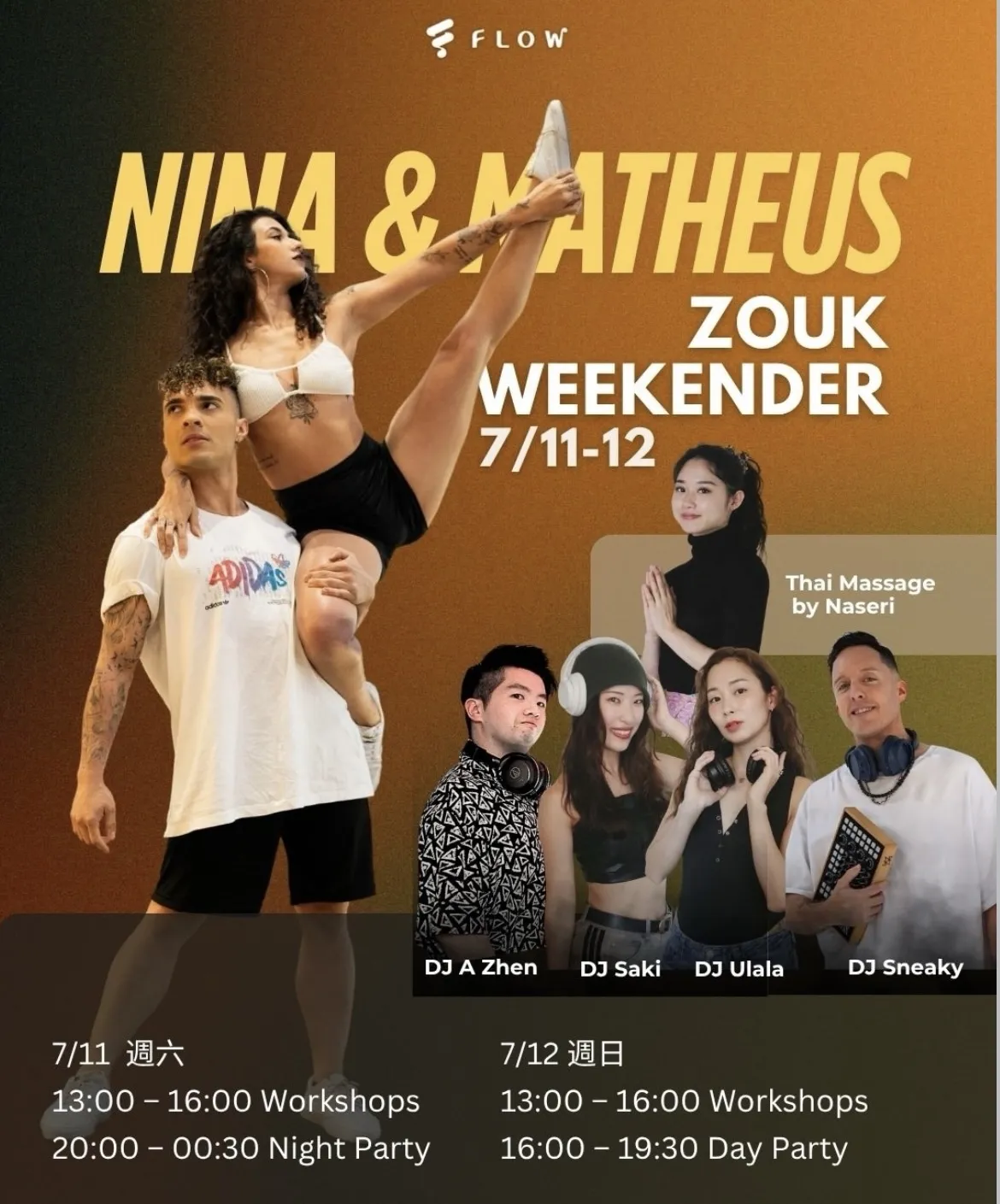 Nina & Matheus Zouk Weekender