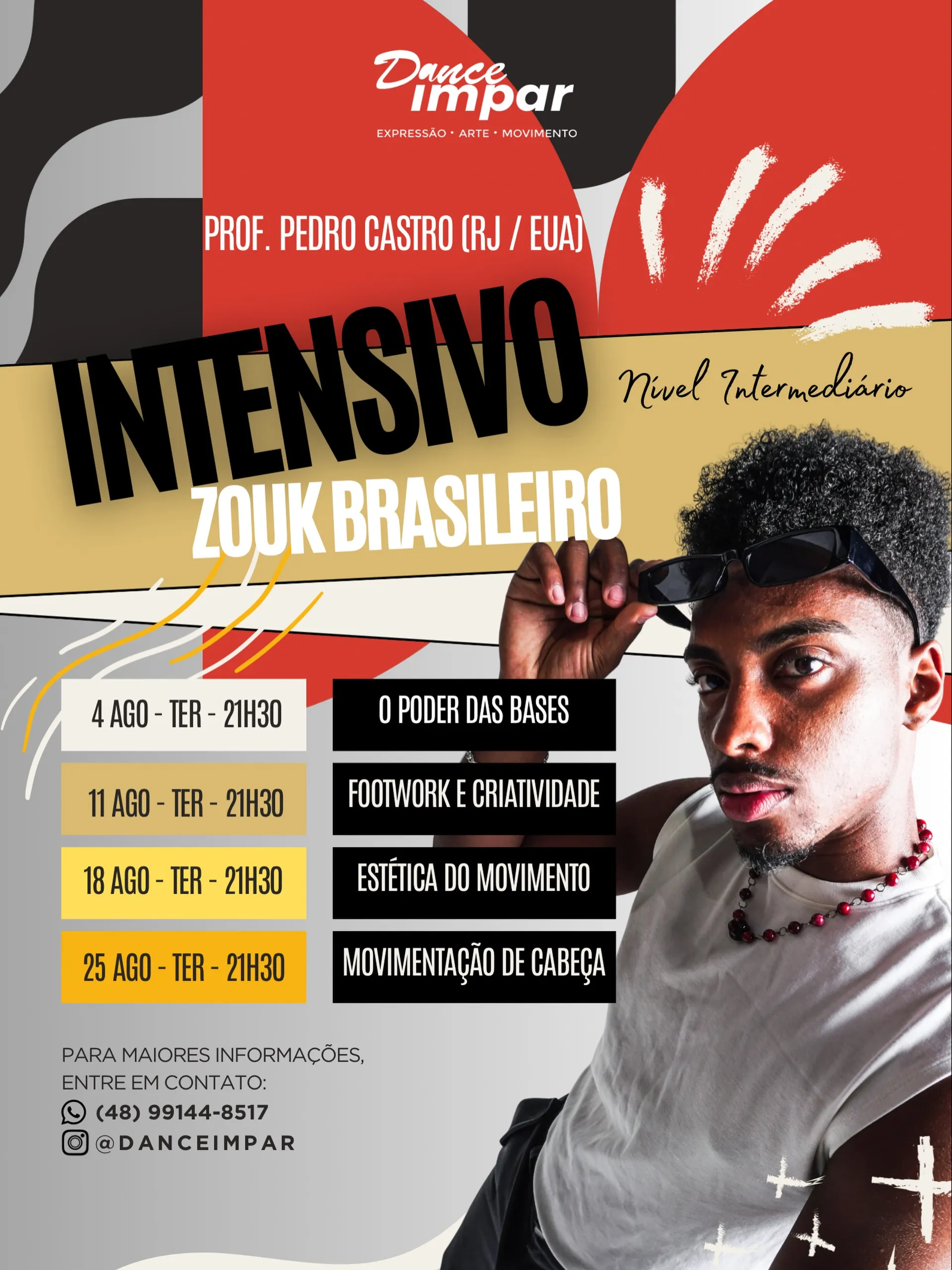 Intensivo com Professor Pedro Castro - 4 terças-feiras de imersão total