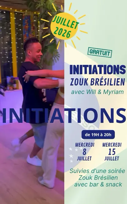 Initiations Zouk Brésilien avec Will & Myriam