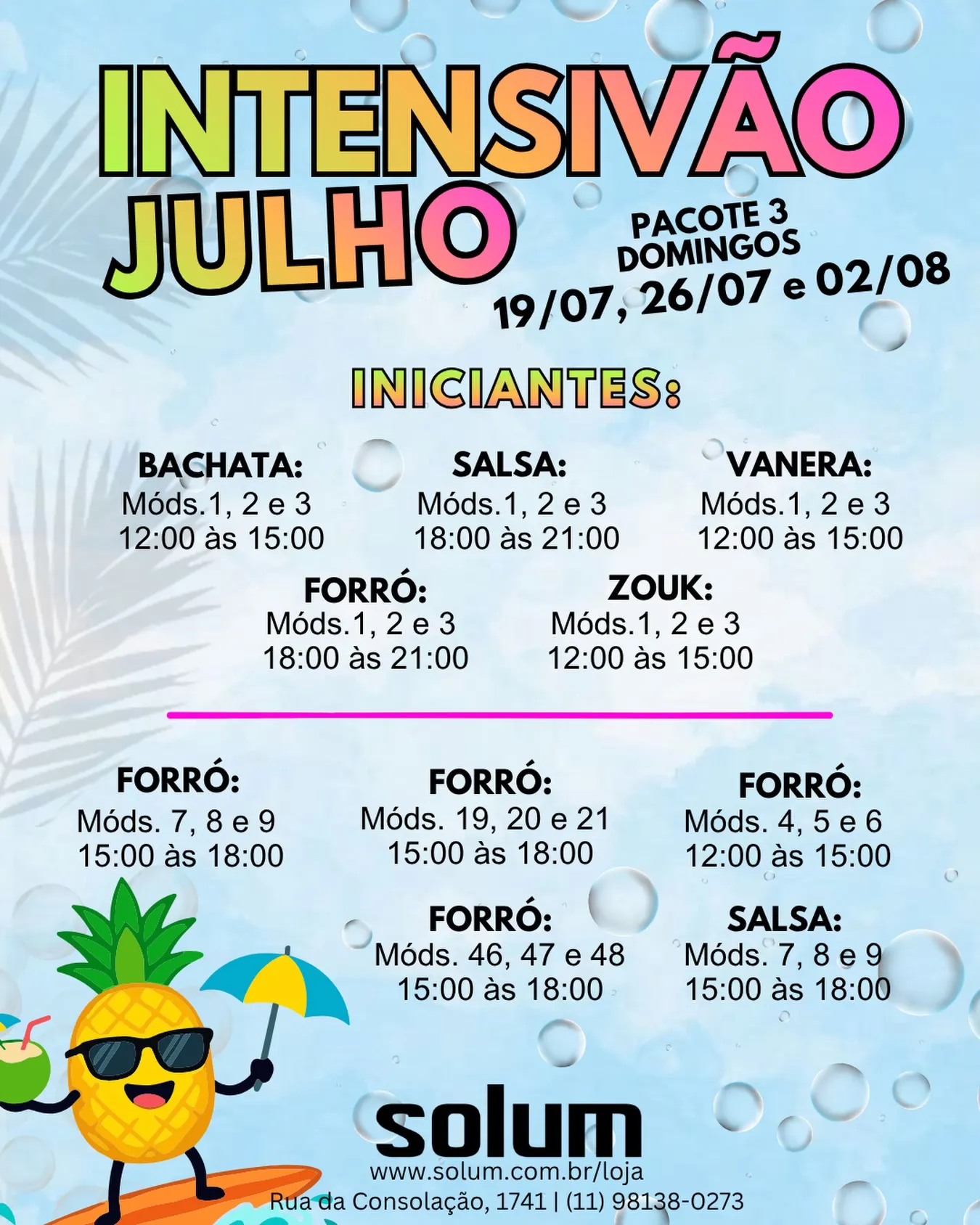 Intensivão Julho – Zouk Iniciantes