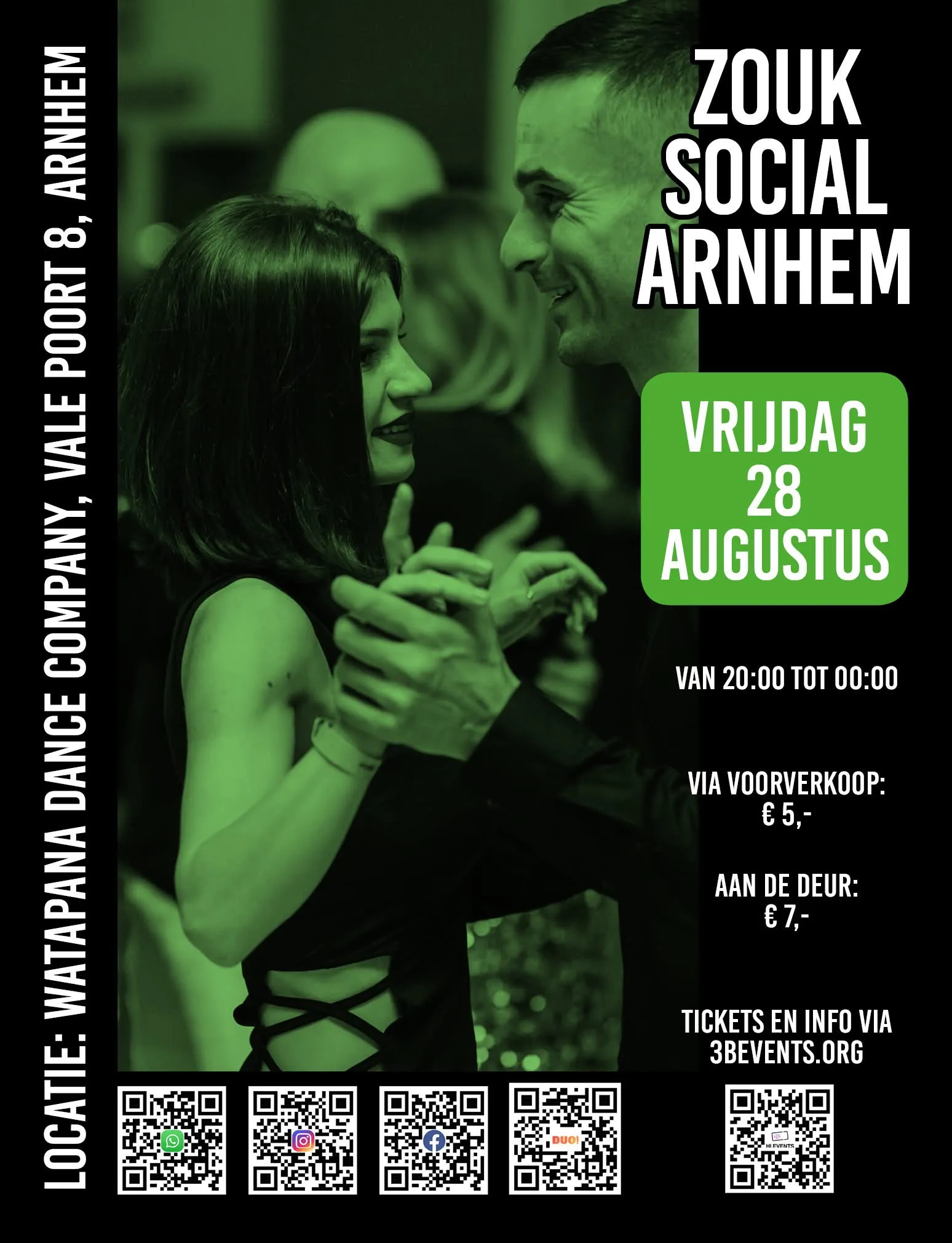 Zouk Social Arnhem – Friday Night - August 28