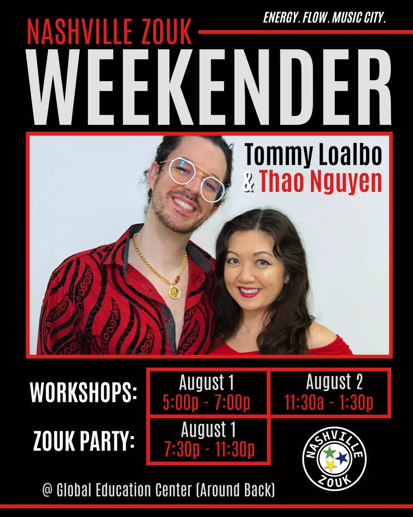 Nashville Zouk Tommy & Thao Weekender