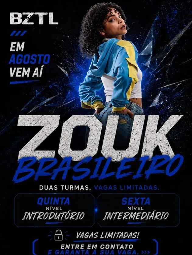 BZTL - Curso de Zouk Brasileiro com Gab Melo - Nível Intermediário