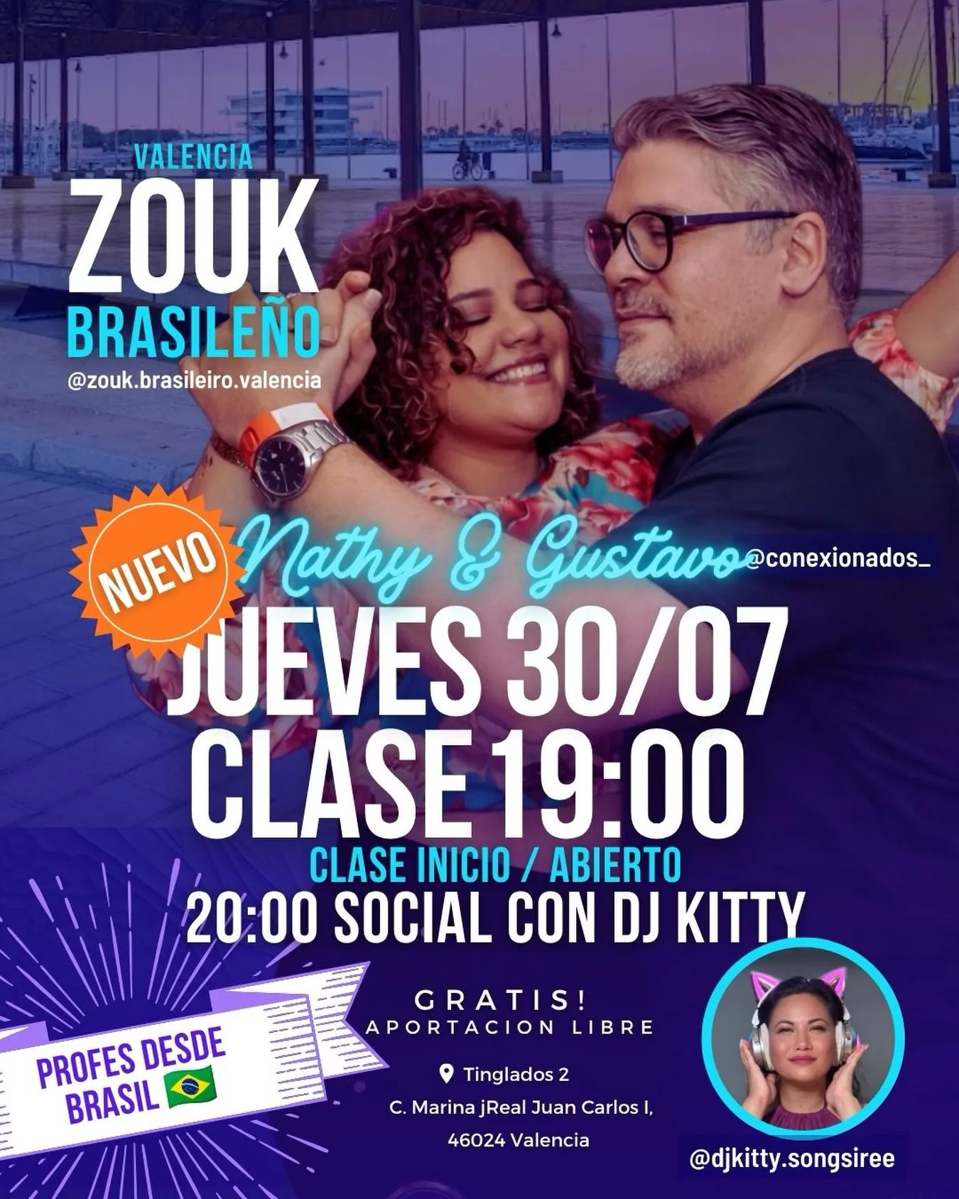 Zouk brasileño - Con Nathy & Gustavo