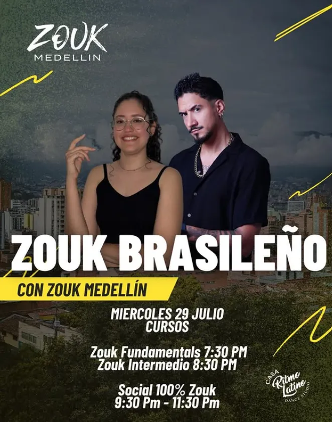Zouk Brasileño con Zouk Medellín