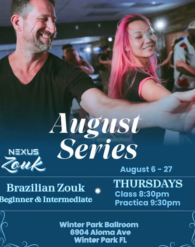 Nexus Zouk August Series - Beginner & Intermediate