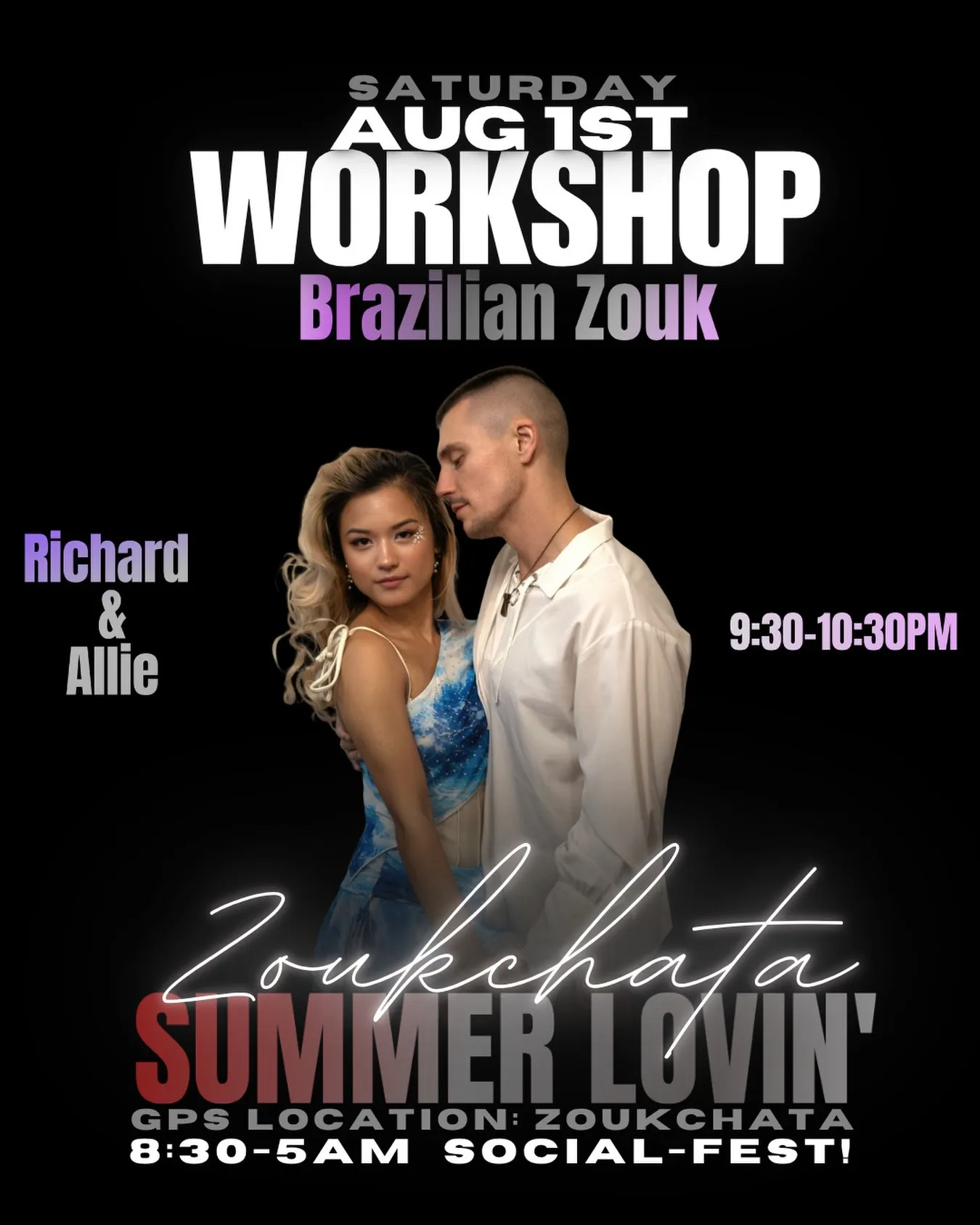 Zouk class with Richard and Allie