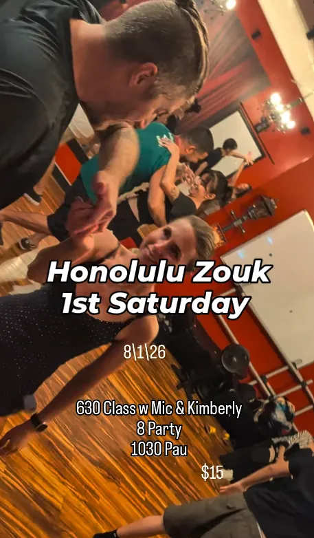 Honolulu Zouk – 1st Saturday