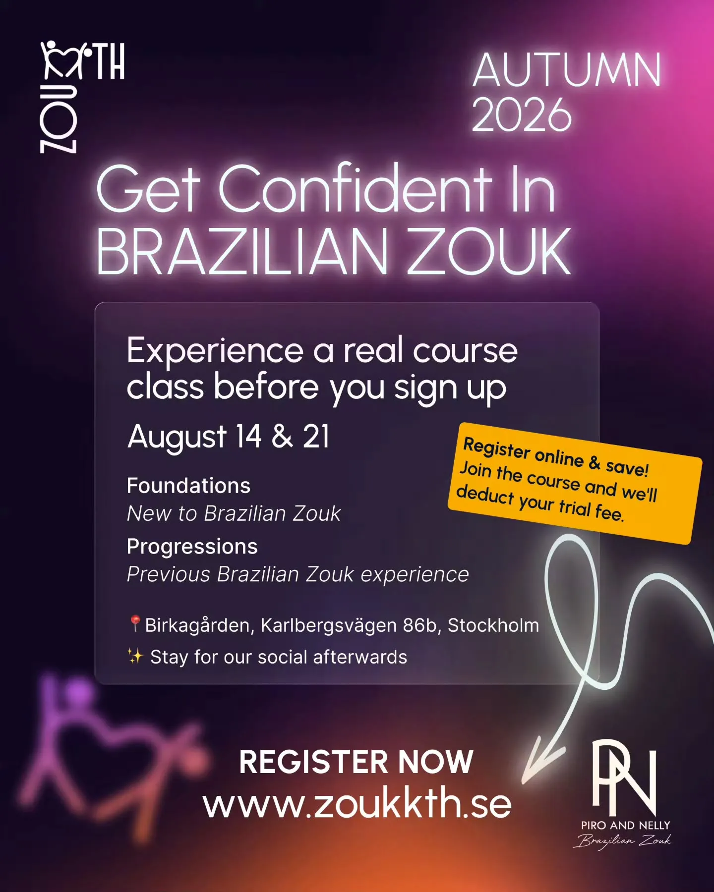 Brazilian Zouk Trial Class — Foundations