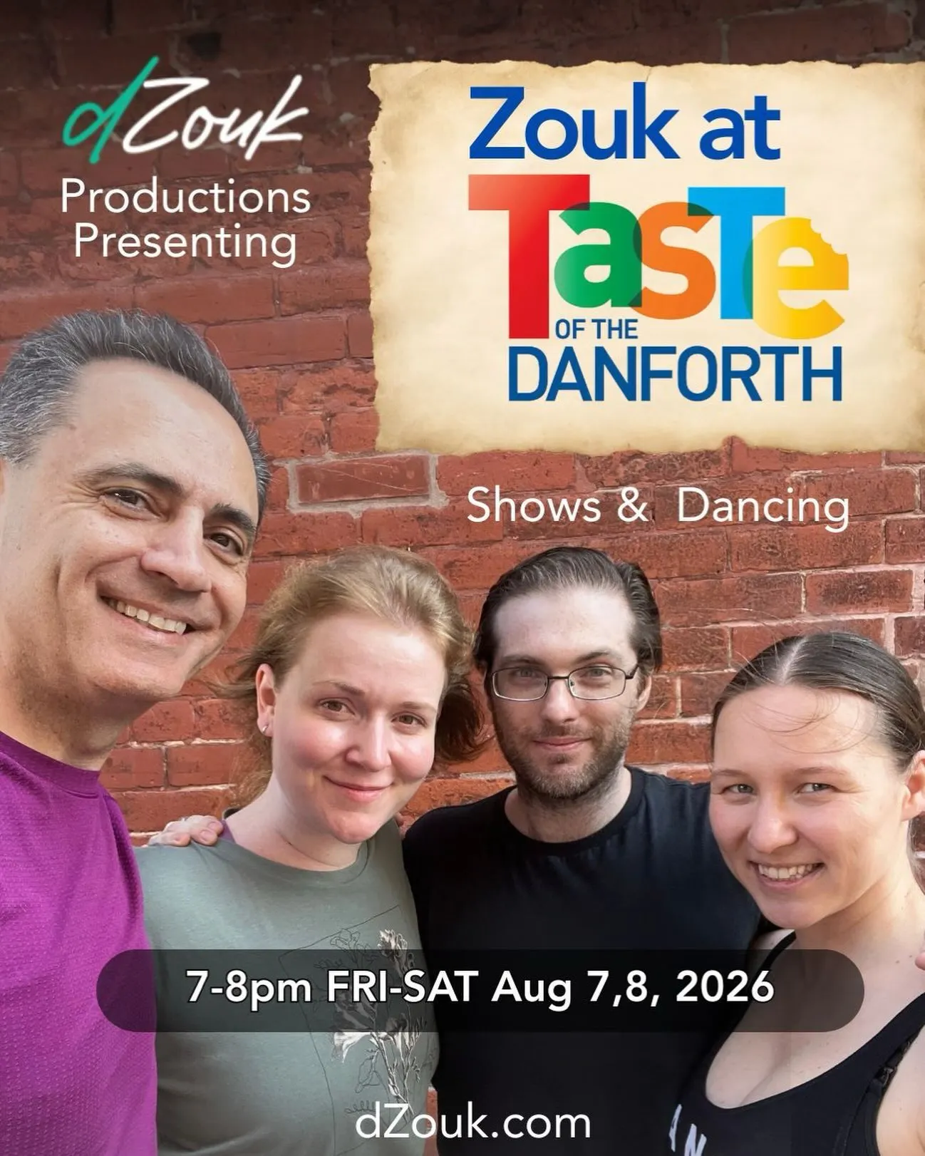Zouk at Taste of Danforth 2026