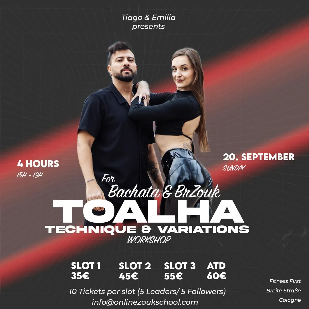 TOALHA 4H Workshop for BrZouk & Bachata