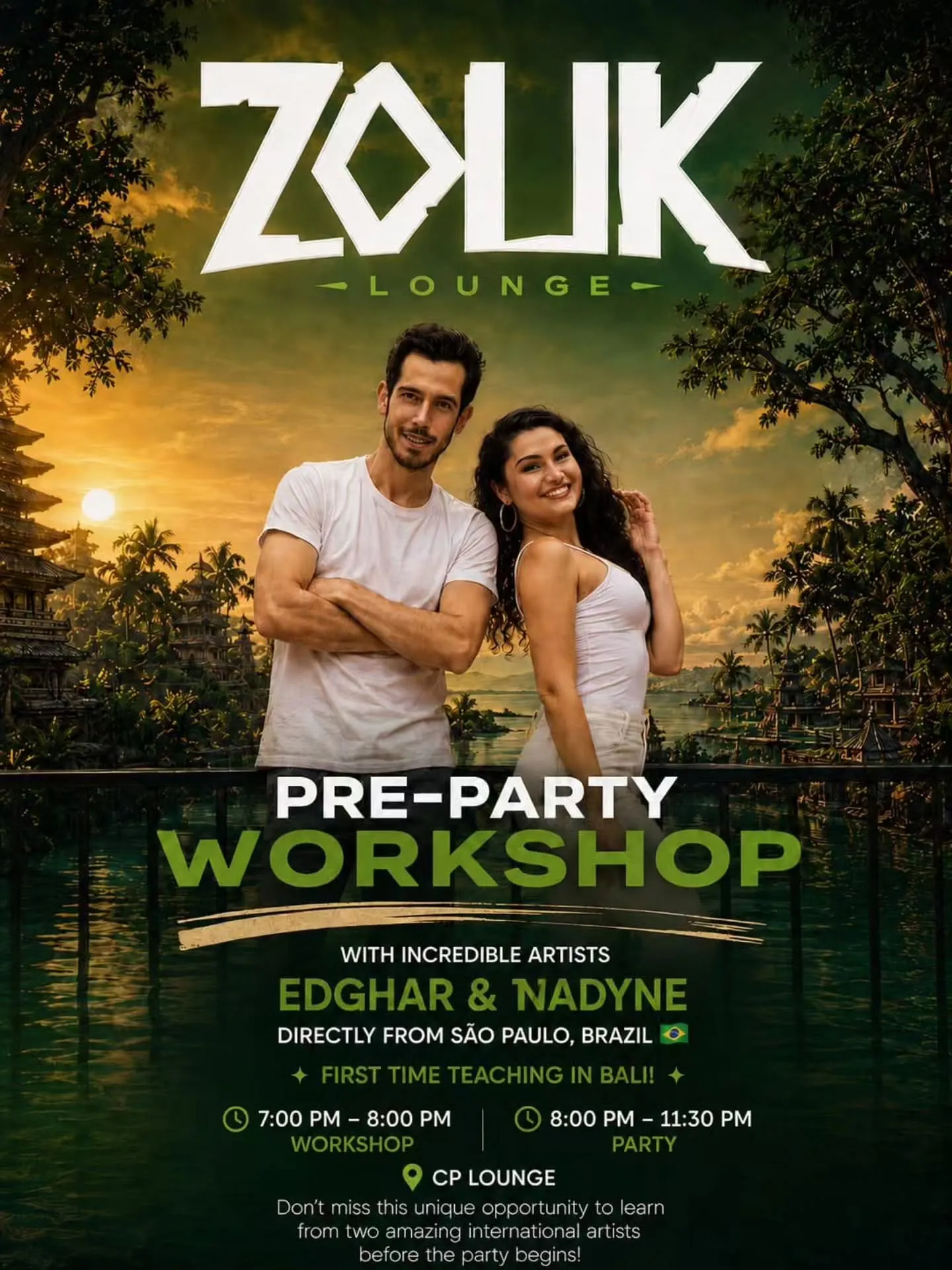Zouk Lounge - Last Weekend with Edgar & Nadyne