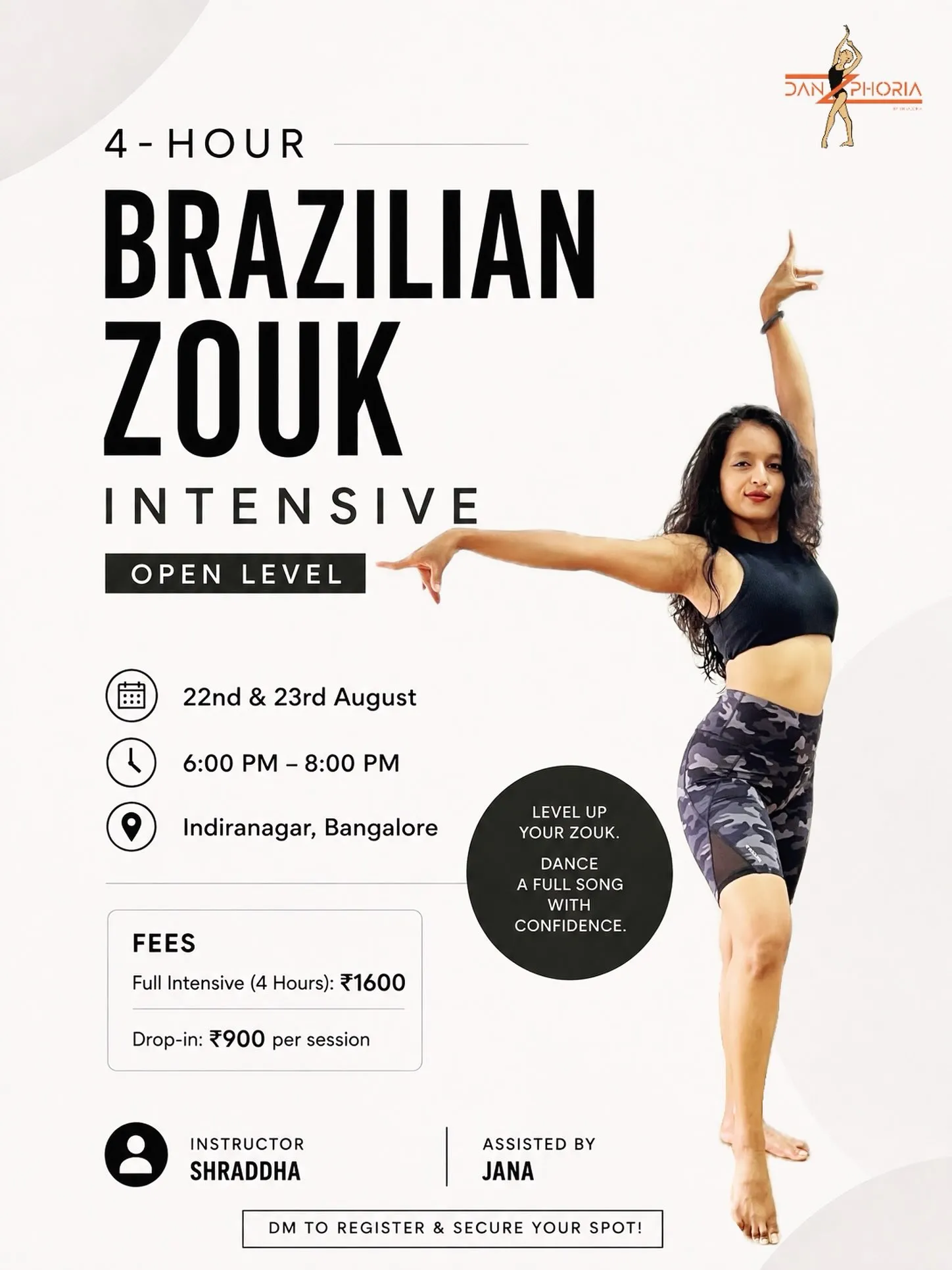 4-Hour Brazilian Zouk Intensive